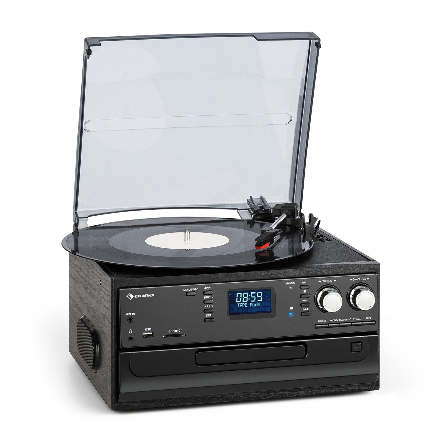 Auna Oakland Stereoanlage (FM und DAB+ Radiotuner)