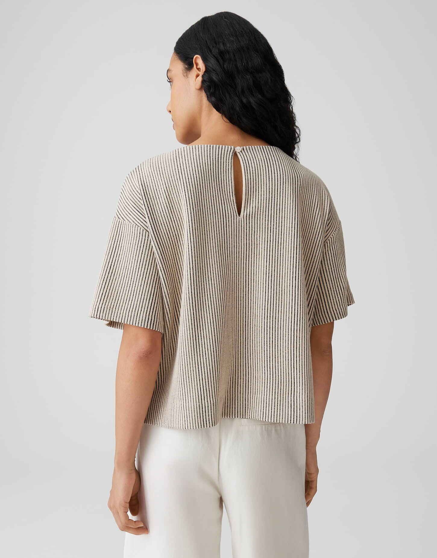 OPUS Sweatshirt Gauster aus Sweatware mit Rippstruktur leicht elastischer Stoff, weicher Griff, Casual
