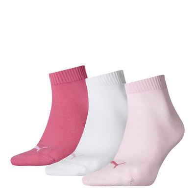 PUMA Короткі шкарпетки Unisex Шкарпетки, 3er Pack - Quarter, Sneaker