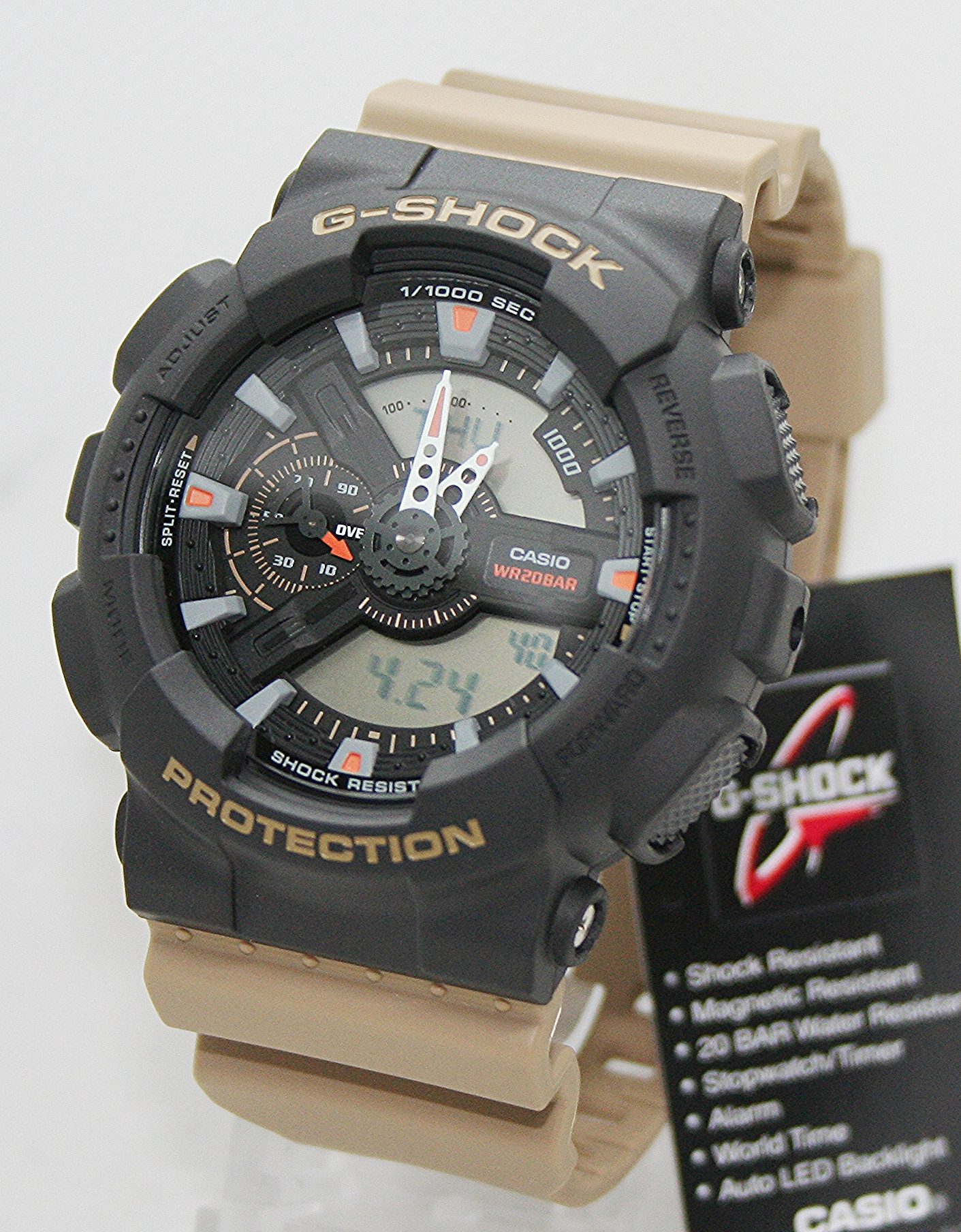 CASIO G-SHOCK Quarzuhr Casio Herrenuhr G Shock GA-110TU-1A5ER, (1-tlg) günstig online kaufen