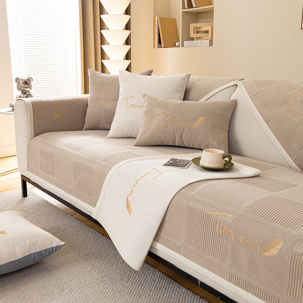 NUODWELL Sofahusse Sofabezug, 1 2 3 4 Sitzer Sofaschoner, rutschfest Couchb günstig online kaufen