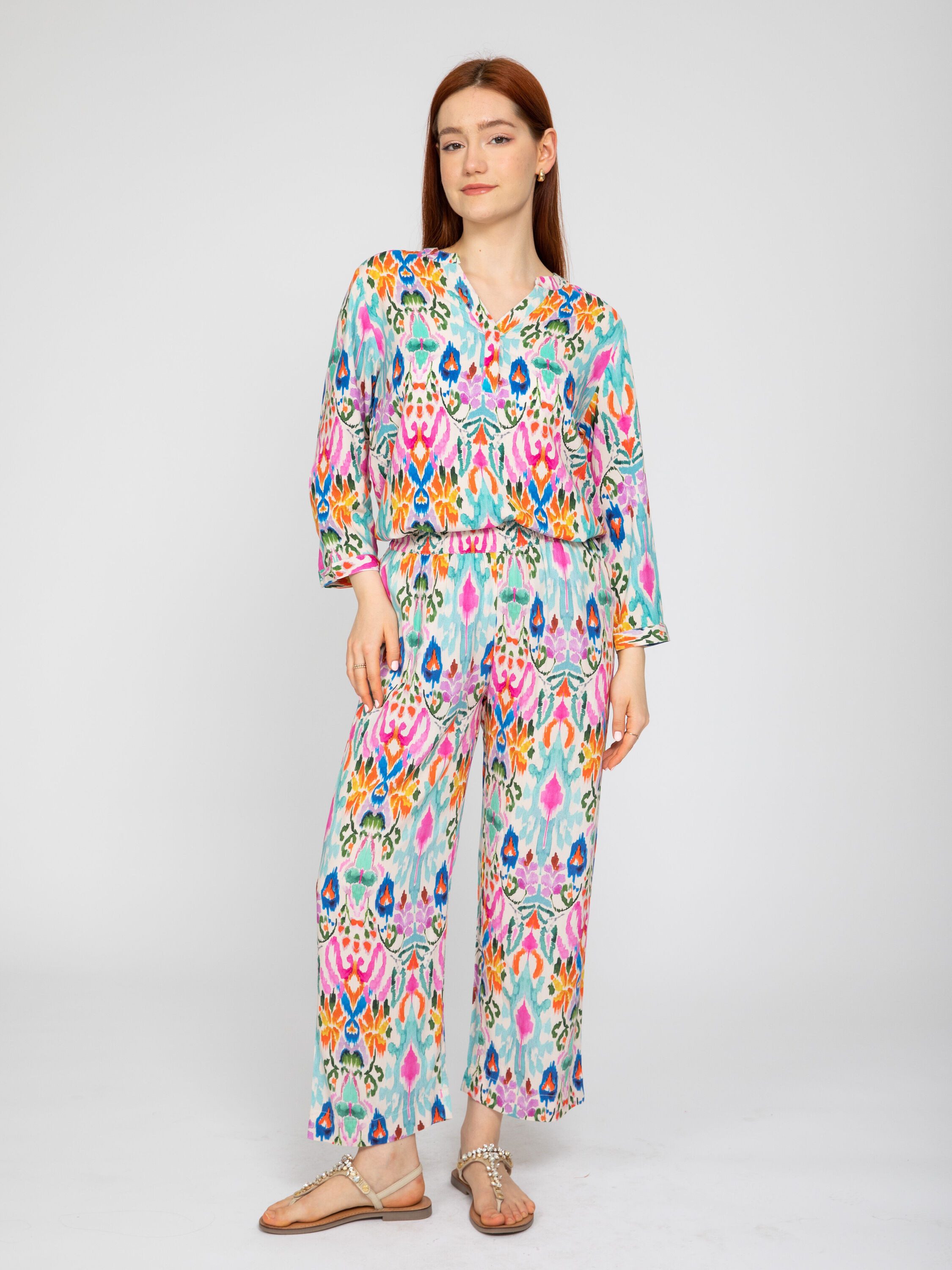 VICCI Germany Stoffhose (1-tlg) mit mehrfarbigem günstig online kaufen