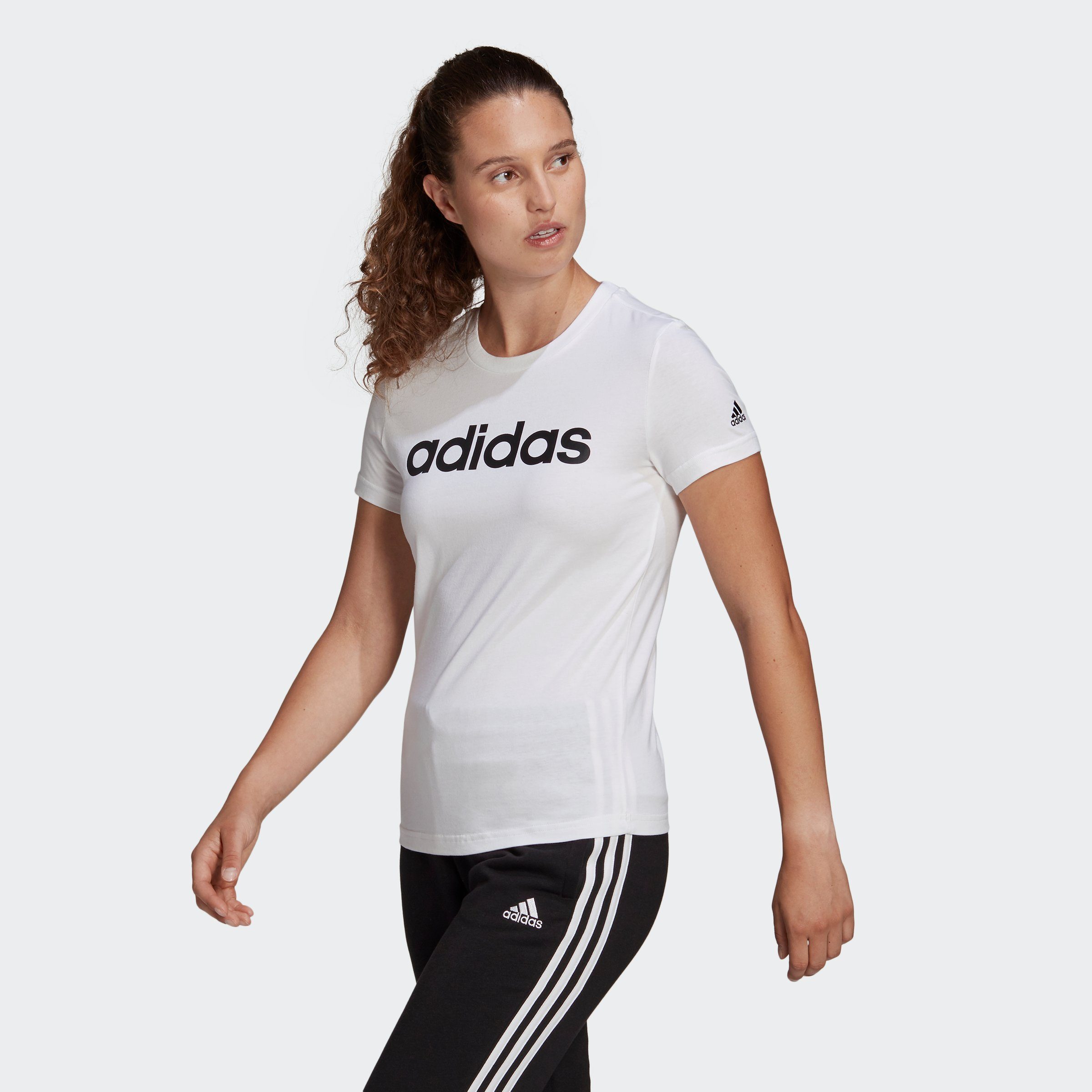 adidas Sportswear T-Shirt LOUNGEWEAR ESSENTIALS SLIM LOGO