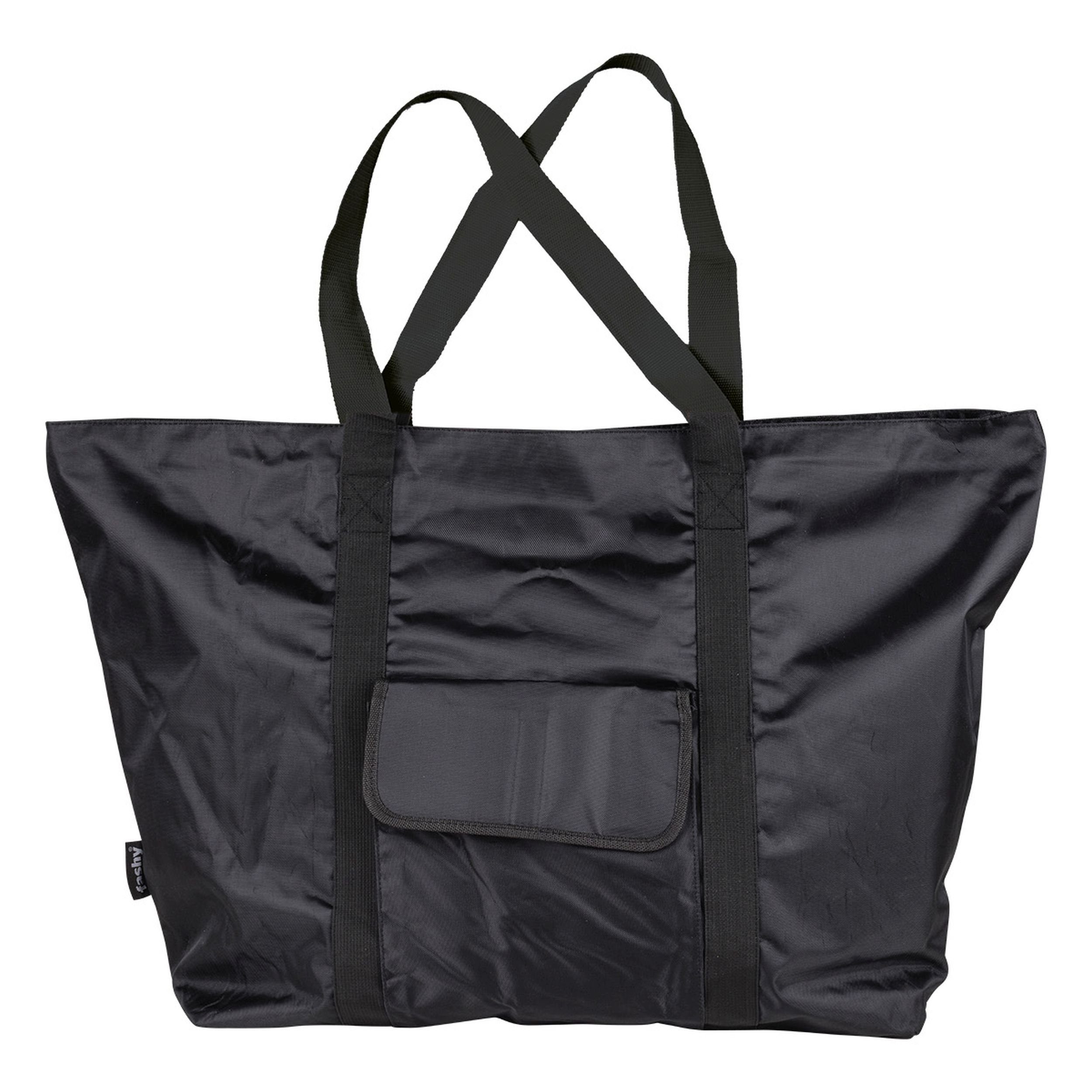 Fashy Strandtasche Fashy - Strandtasche Badetasche XXL Tasche "Bolgona" Schwarz 972-20