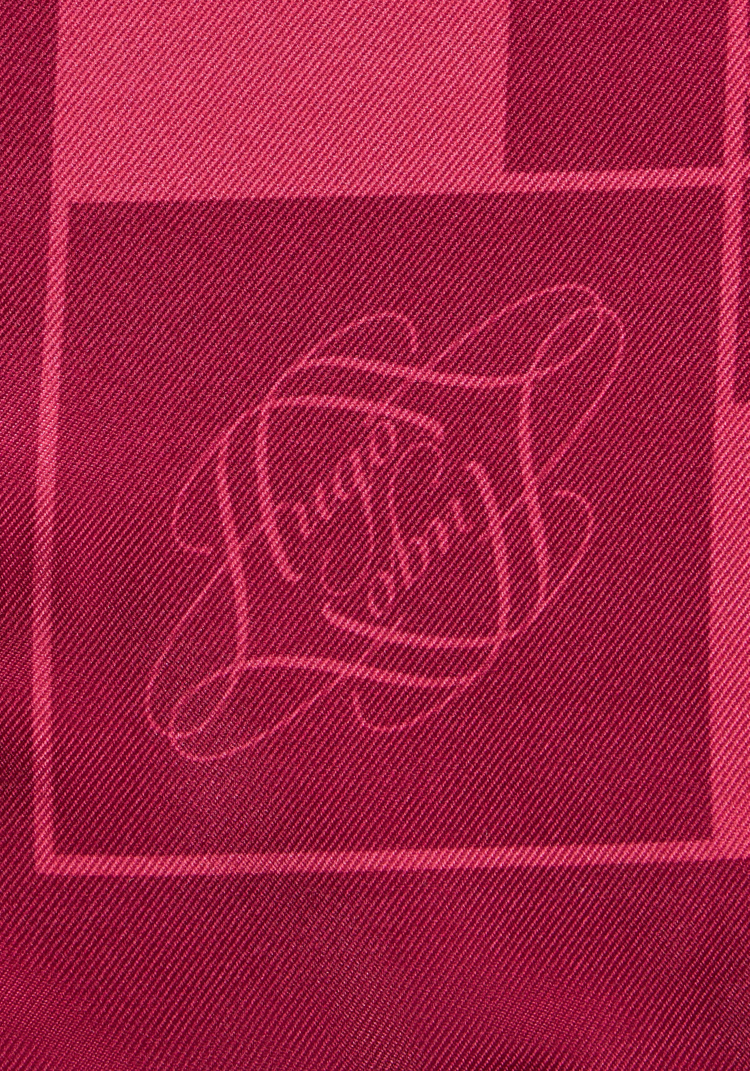 HUGO Halstuch Auraize 90*90, mit Print und HUGO Schriftzug