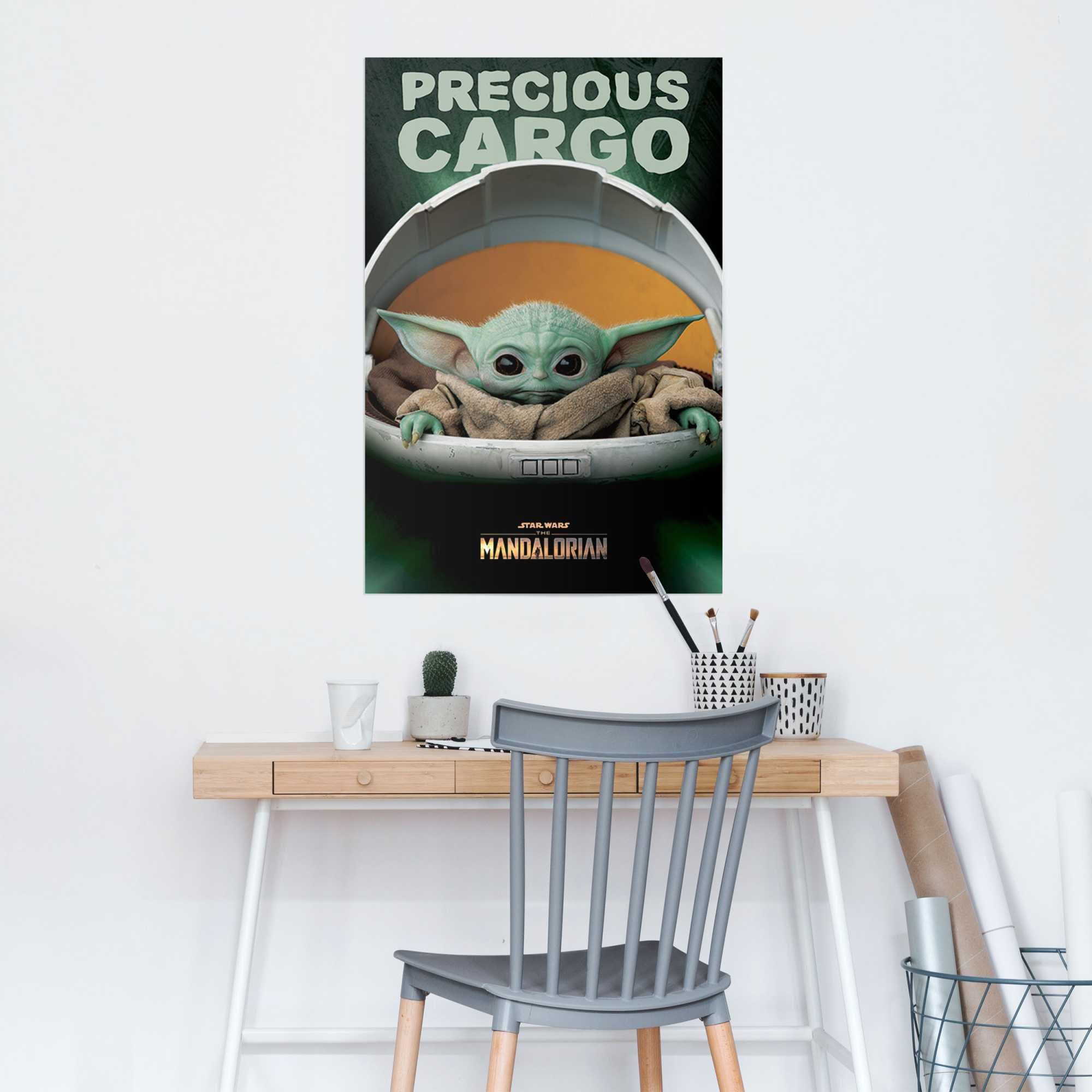 (1 Baby Poster St) Serien Reinders! Poster Mandalorian The Yoda,