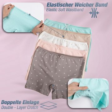 LOREZA Panty 10er Set Mädchen Pantys - Sterne - Bunt (Spar-Packung, 10-St)