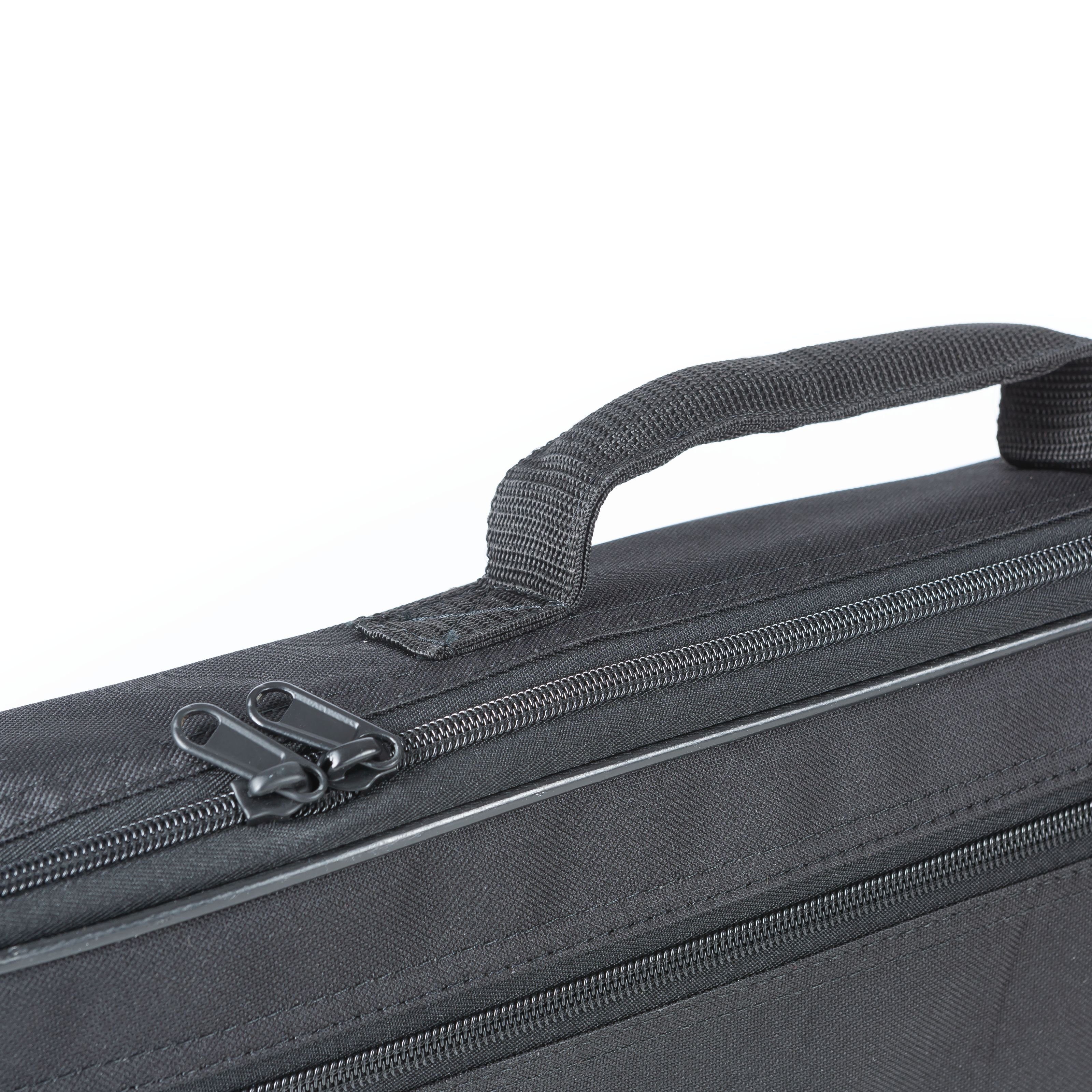 MUSIC STORE Piano-Transporttasche (Keyboardtasche KCM 2 60x21x6 cm Schwarz Synthetik Reißverschluss Soft-Grip-Tragegriff, Gigbags für Tasteninstrumente, Keyboardtasche Standard), Keyboardtasche, KCM 2, Soft-Grip-Tragegriff