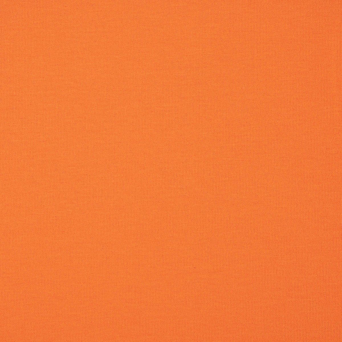 Thumbnail - SCHÖNER LEBEN. Stoff Sweatstoff Meterware Bio Soft Sweat dünn uni Orange 1,5m Breite, allergikergeeignet