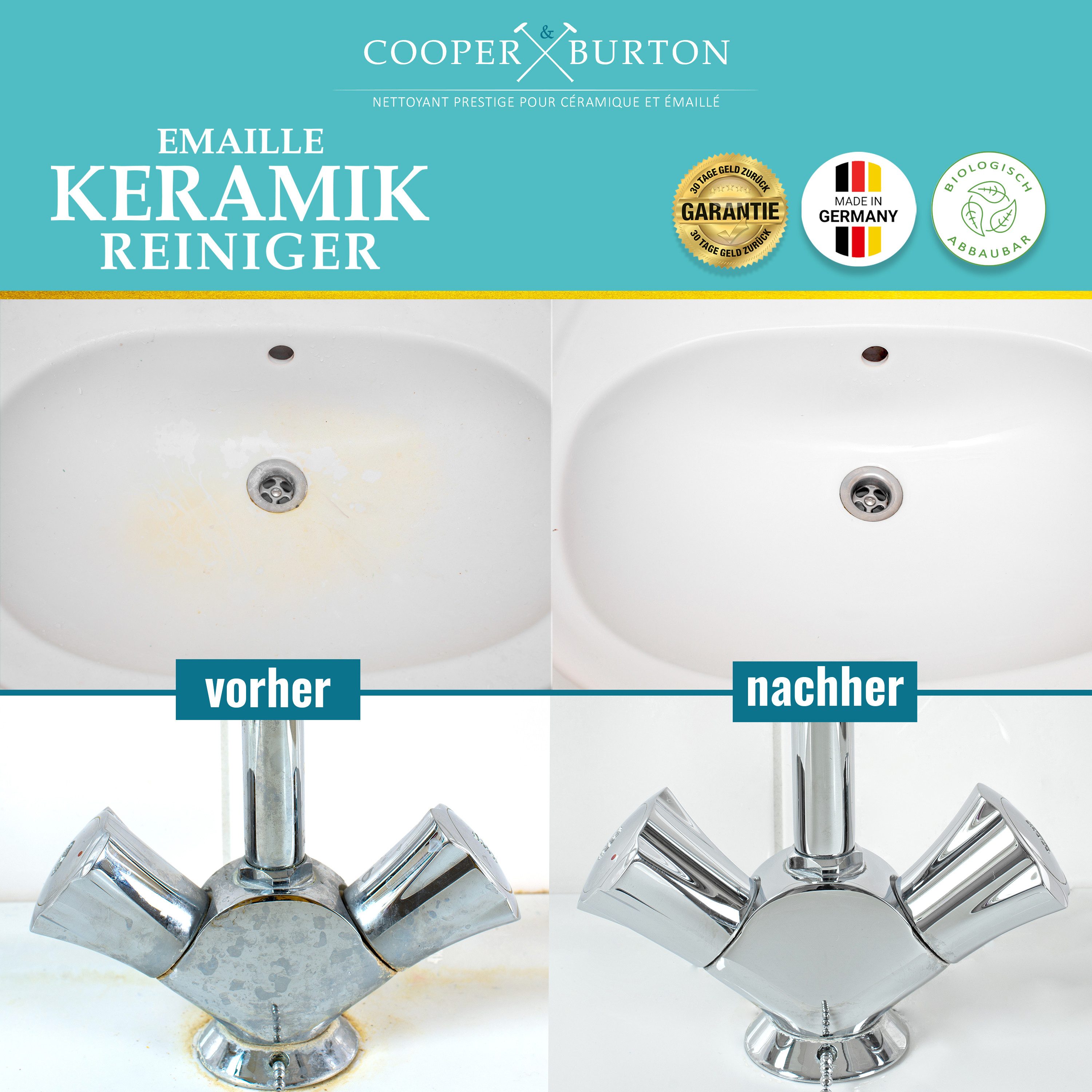 Thumbnail - Cooper&Burton Keramik Intensiv Kraft Reiniger Konzentrat 0,5kg Glaskeramikreiniger (2-St. 250ml)