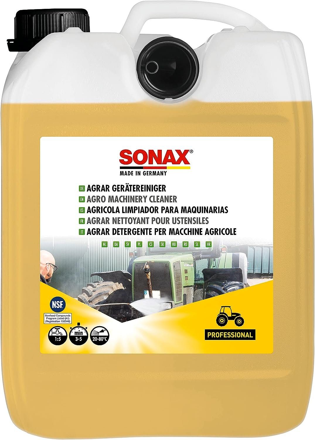 SONAX AGRAR GeräteReiniger 5 L Auto-Reinigungsmittel