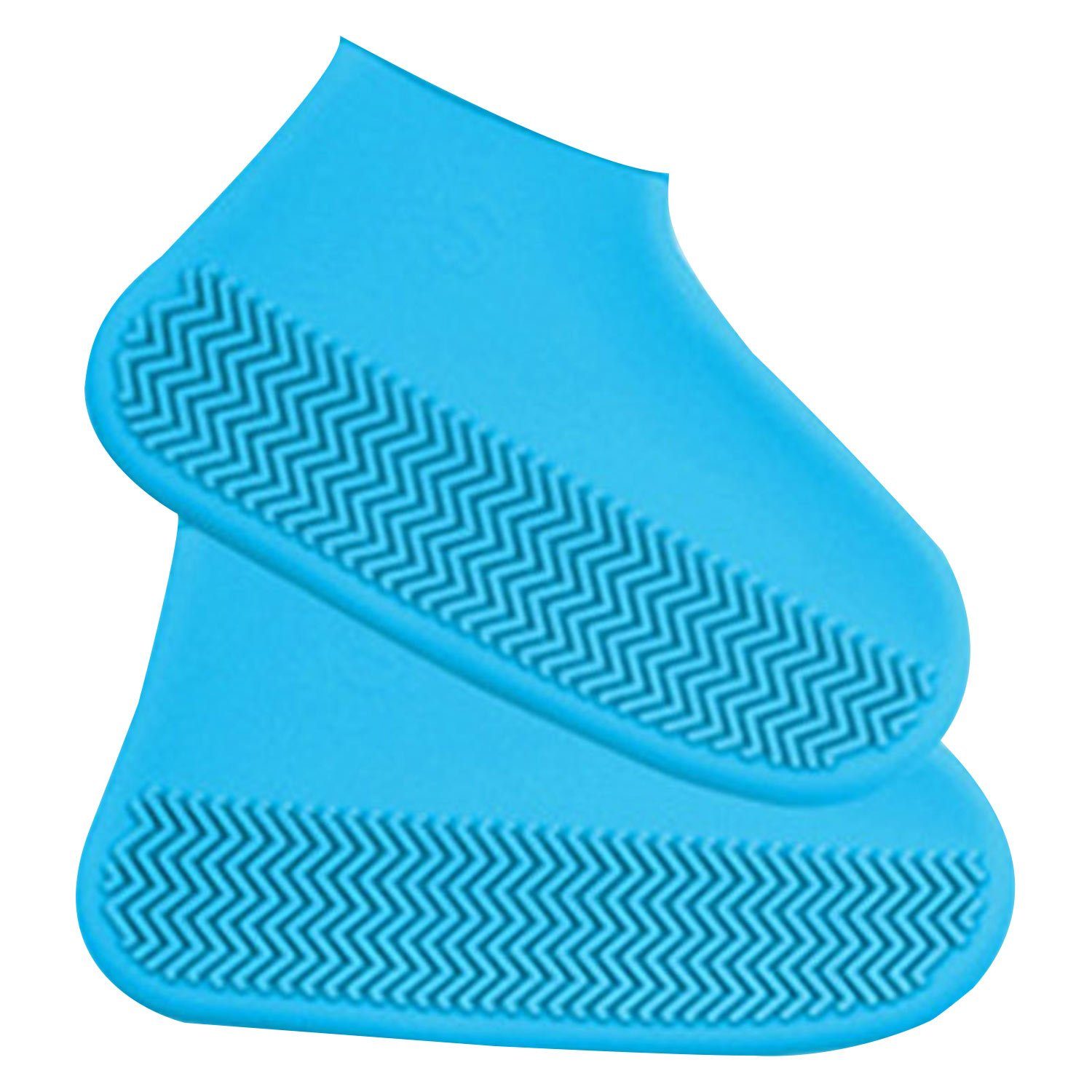 Unisex Überschuhe Wasserdichte Blau Schuhüberzieher Silikon MAGICSHE