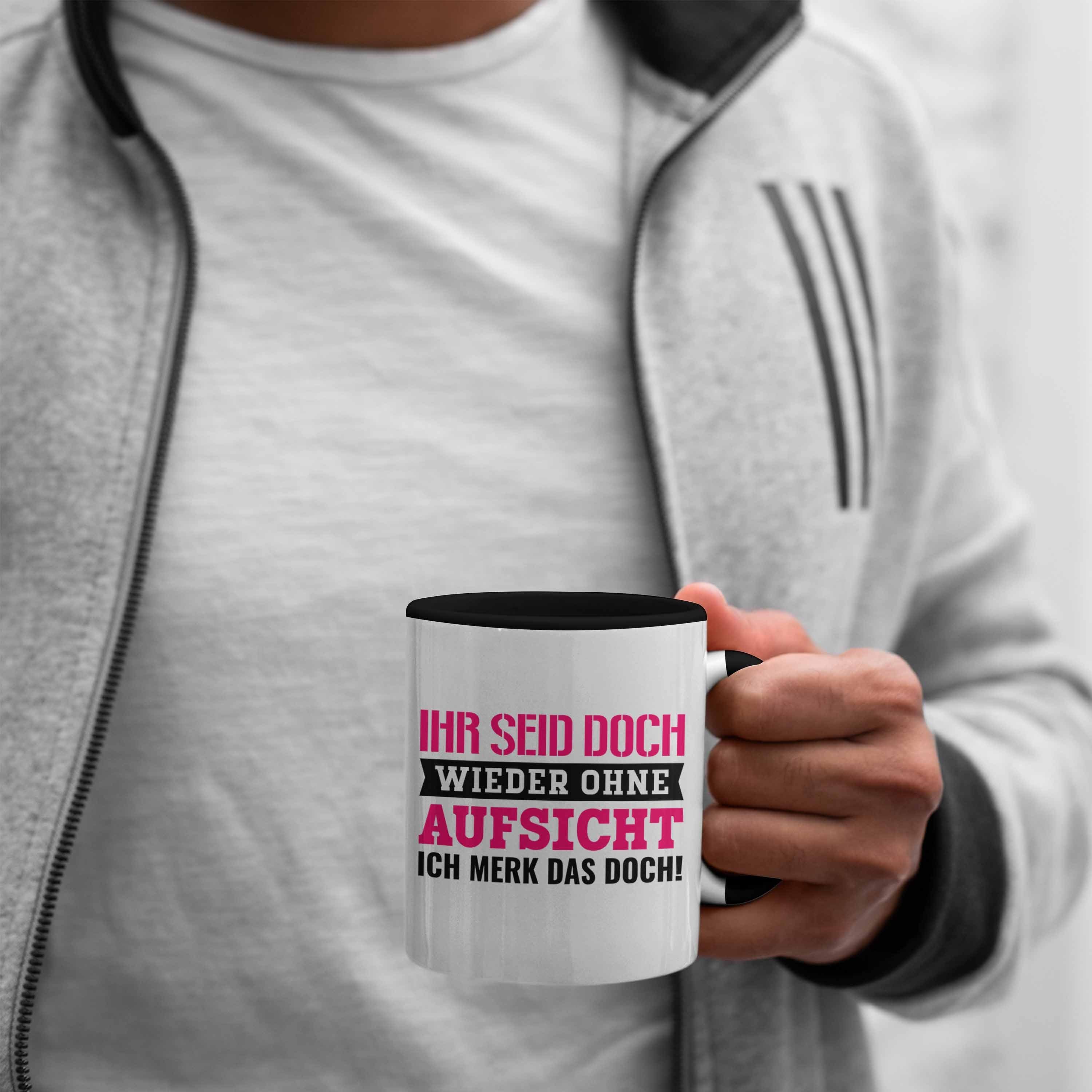 Trendation Tasse Wieder Aufsicht Ihr Schwarz Geschenk Tasse Ohne Doch Seid