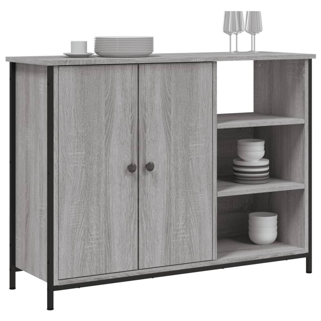 vidaXL Sideboard Sideboard Grau Sonoma 100x33x75 günstig online kaufen
