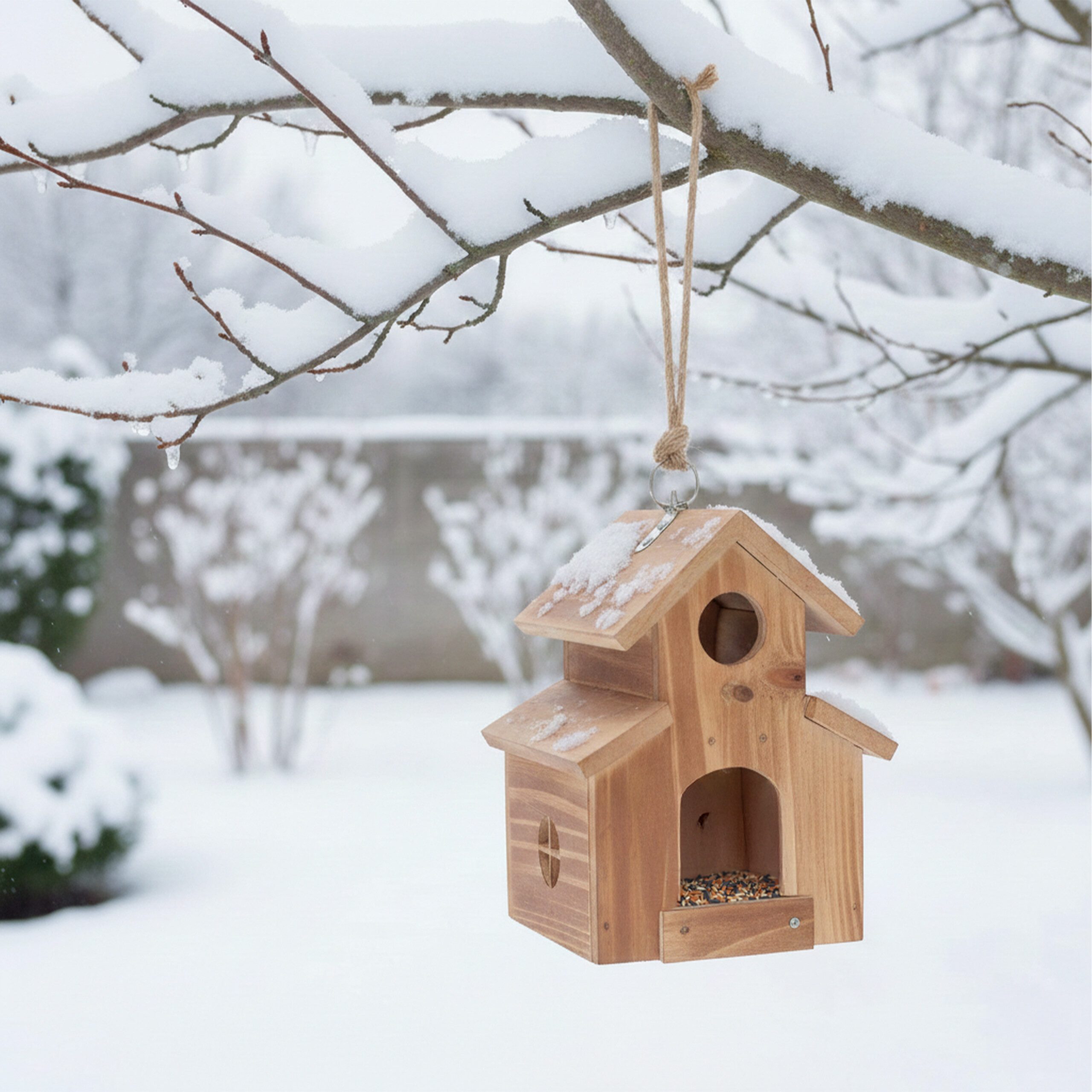 relaxdays Vogelhaus zum Aufhänge