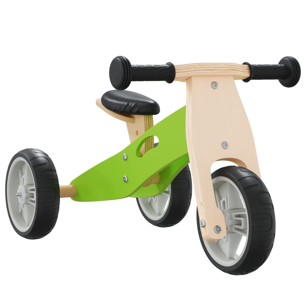 vidaXL Tretfahrzeug Laufrad für Kinder 2-in-1 Grün