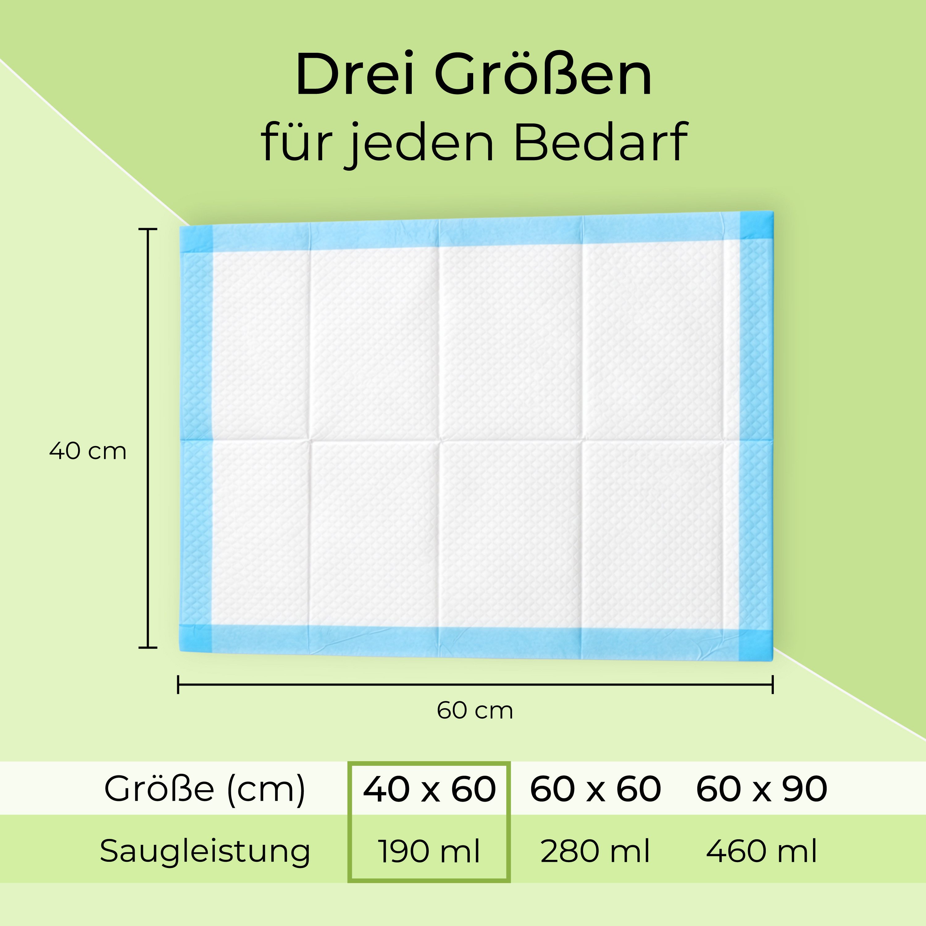 Inkontinenzauflage Krankenunterlagen SAP Select, flüssigkeitsdicht, rutschhemmend, Einweg Medi-Inn CLASSIC