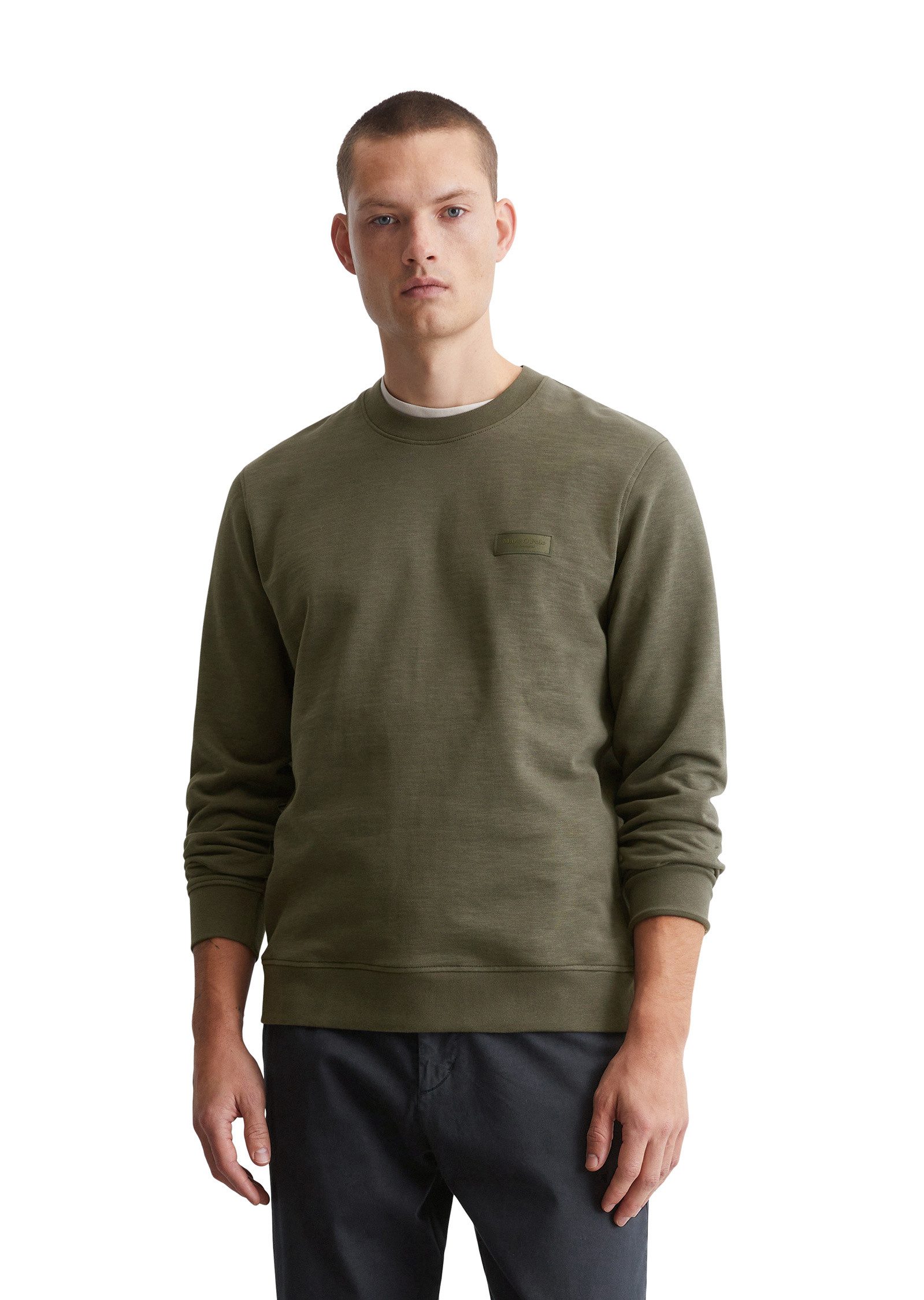 Marc O'Polo Sweatshirt mit leicht unregelmäßiger günstig online kaufen