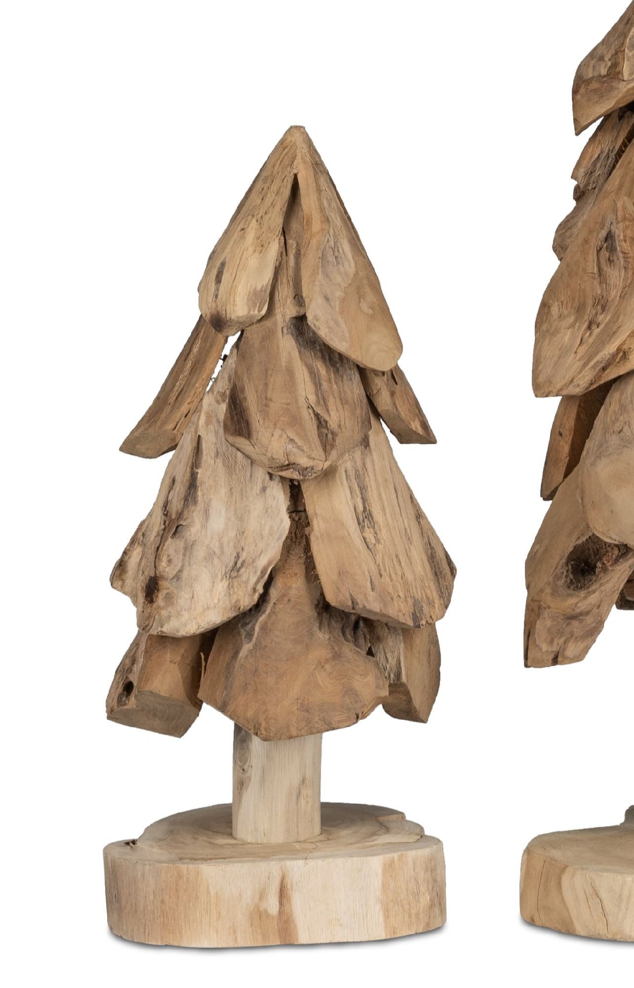 formano Skulptur Teak, Höhe: 45cm, Farbe: Natur, Motiv: Baum