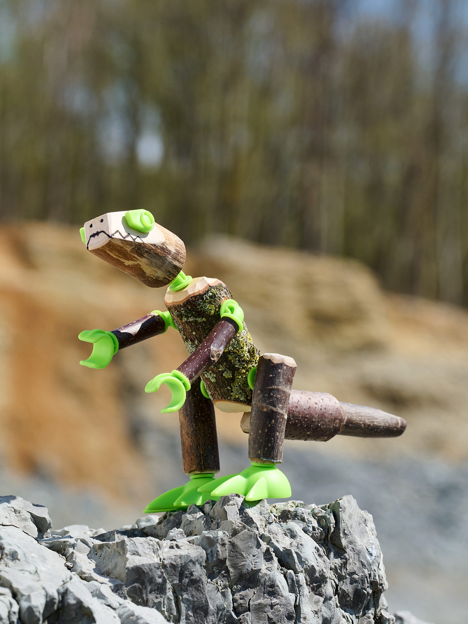 Haba Terra Kids Connectors – Konstruktions-Set Dinosaurier Konstruktions-Spielset, unisex neutral