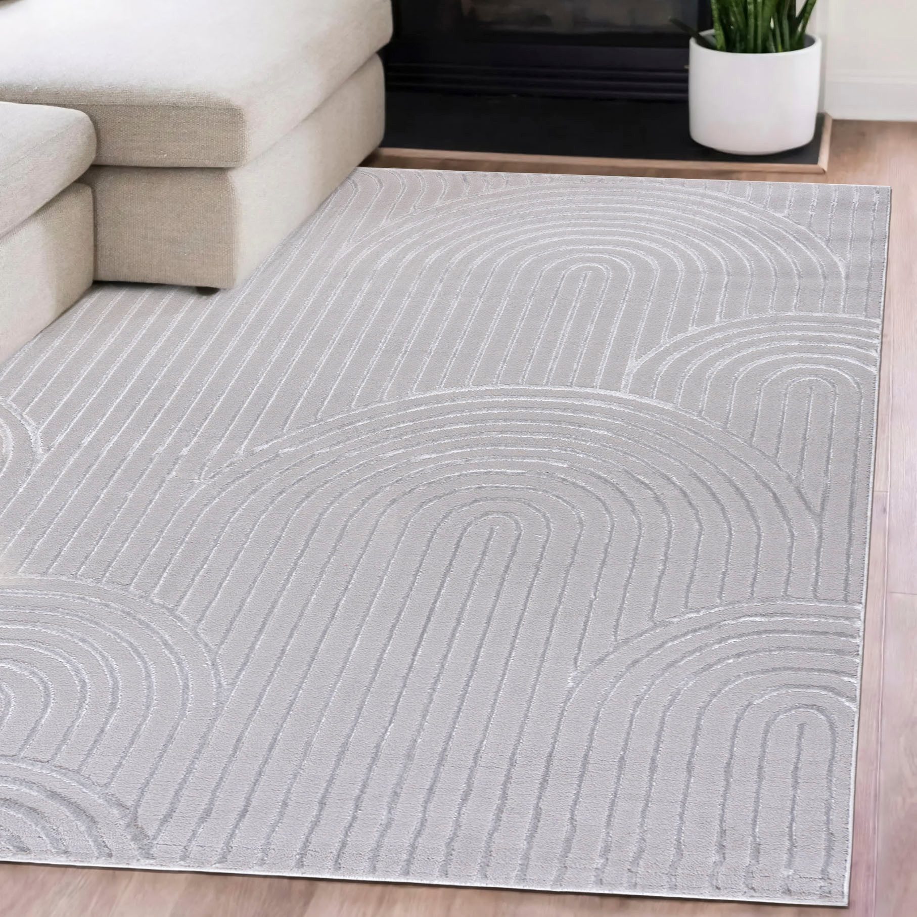 Mazovia Designteppich Modern Geometrisch Teppich Minimalistisch günstig online kaufen