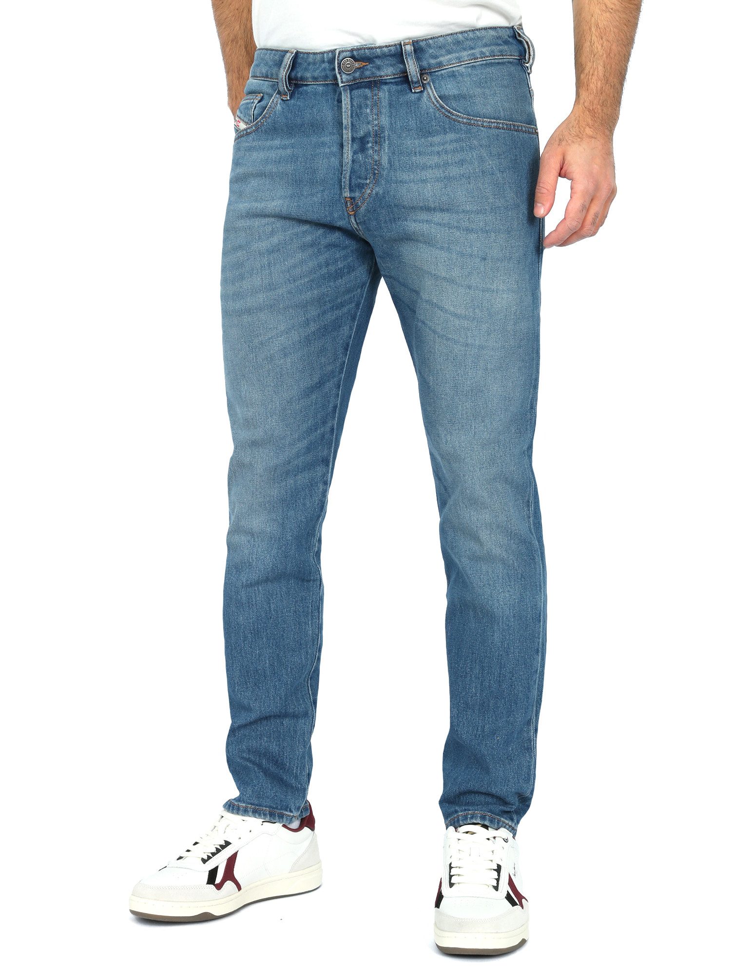 Diesel Tapered-fit-Jeans Röhrenjeans Stretch Hose - günstig online kaufen