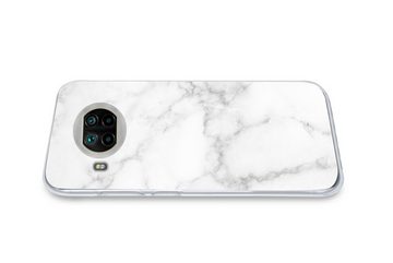 MuchoWow Handyhülle Marmor - Weiß - Grau - Luxus - Marmoroptik - Stein, Phone Case, Handyhülle Xiaomi Mi 10T Lite, Silikon, Schutzhülle