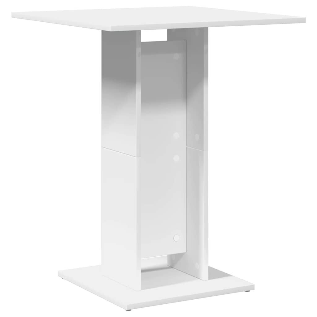 furnicato Bistrotisch Weiß 60 x 60 x 75 cm aus Holzwerkstoff (1-St), Stabiler Esstisch mit pflegeleichter Oberfläche für Ihr Zuhause