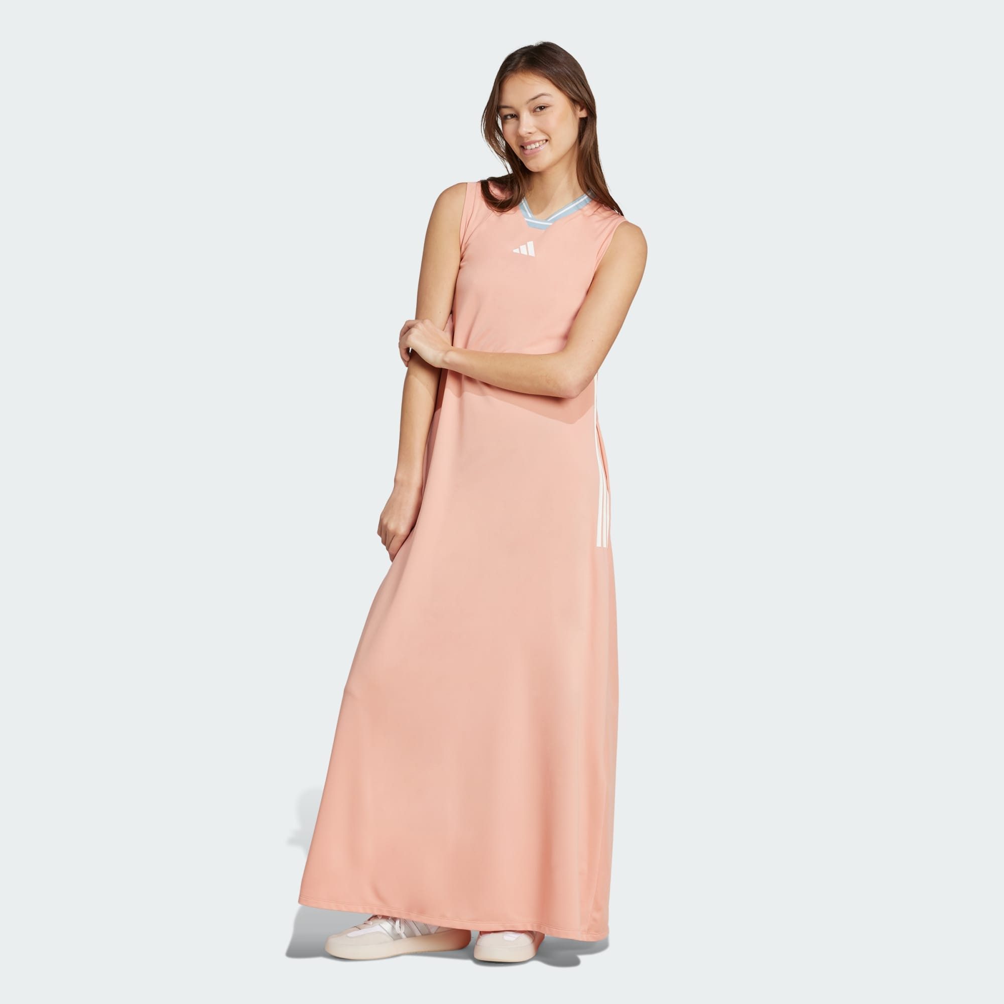 adidas Sportswear Maxikleid TIRO CUT 3-STREIFEN günstig online kaufen