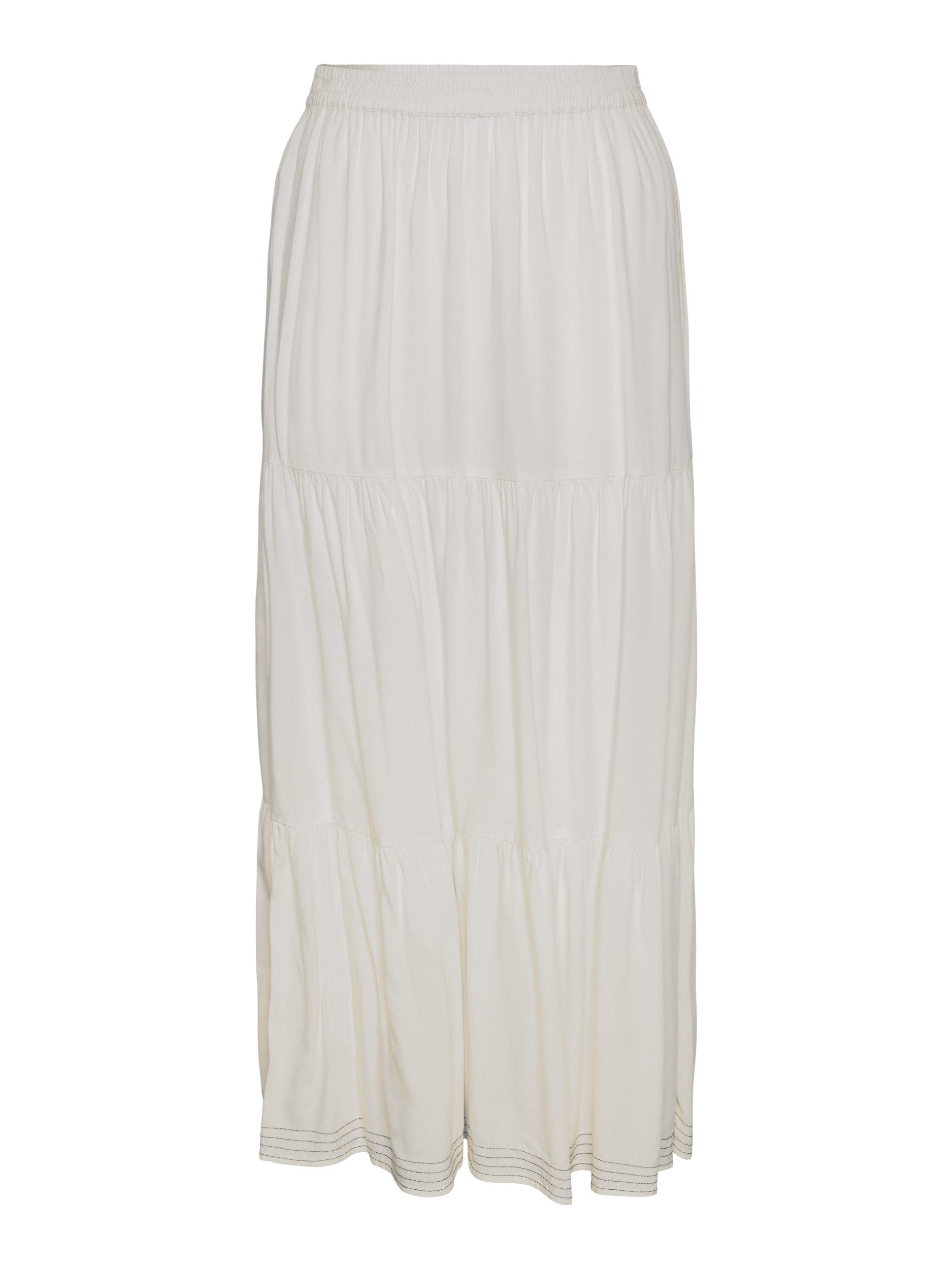 ONLY & SONS Maxirock -Pieces – Femininer Midirock mit hoher Taille und besticktem Sau