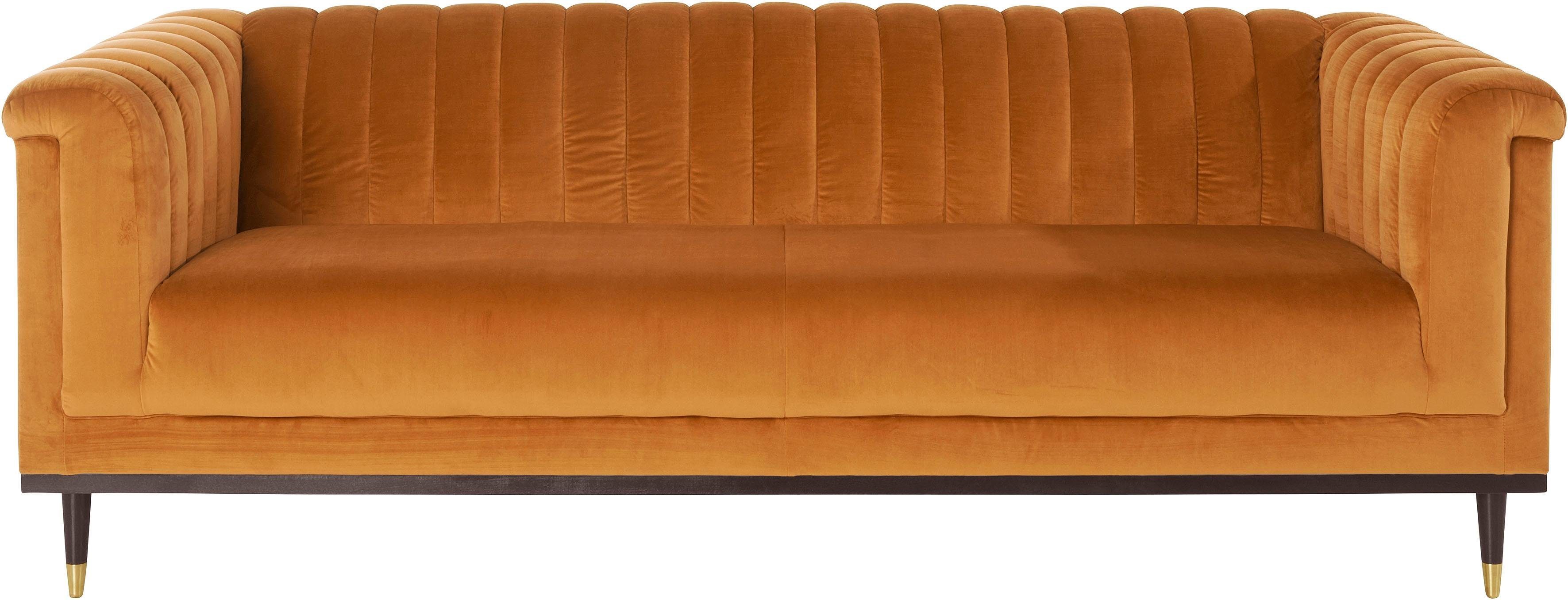 Home affaire 3-Sitzer Chamby, mit Holzrahmen unten und Steppung im Lehnenbereich. Reduzierter Preis € 899,99. Unverbindliche Preisempfehlung € 969,99