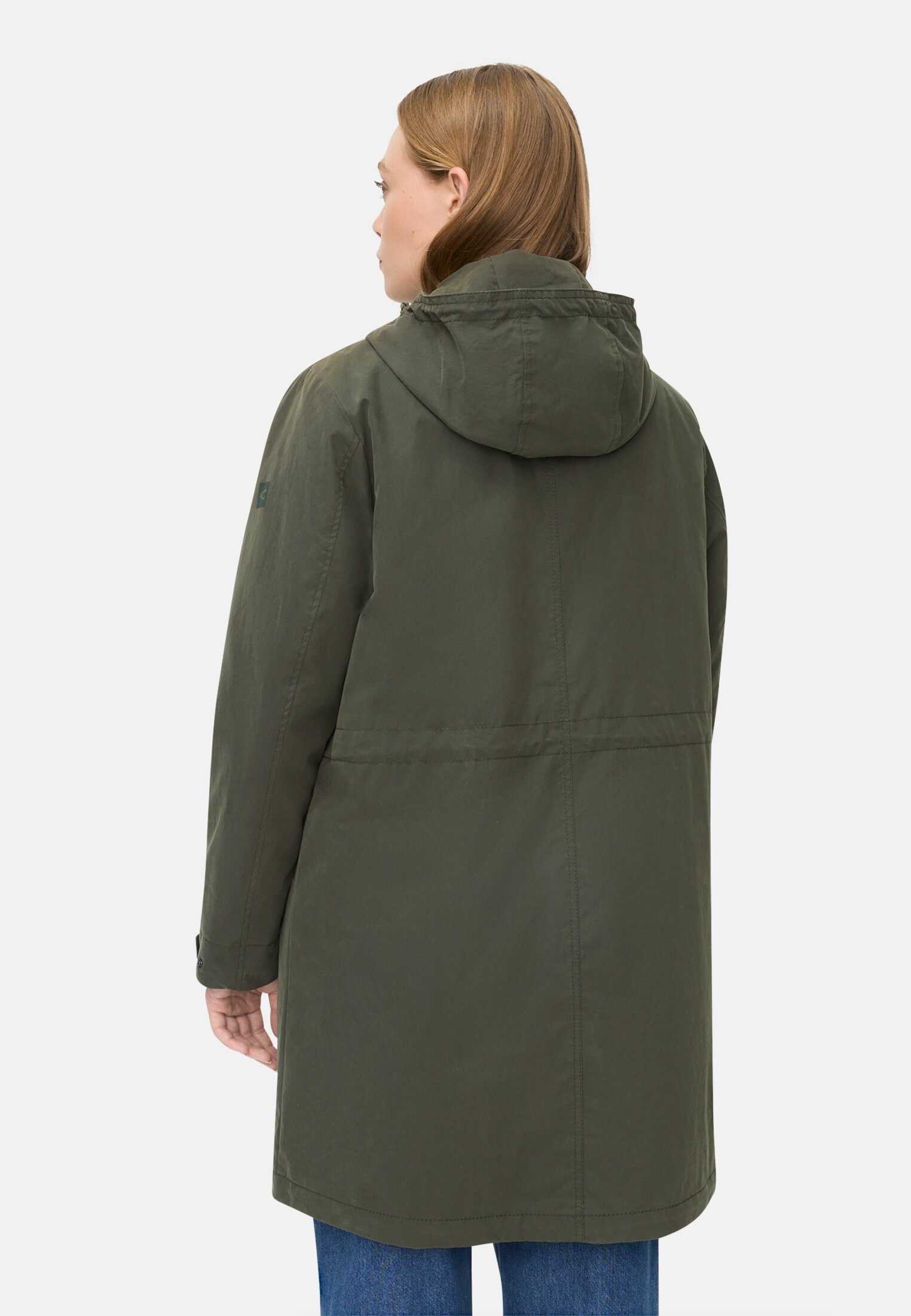 camel active Kurzmantel mit herausnehmbarem Innenfutter Langarm Kapuze Kapu günstig online kaufen