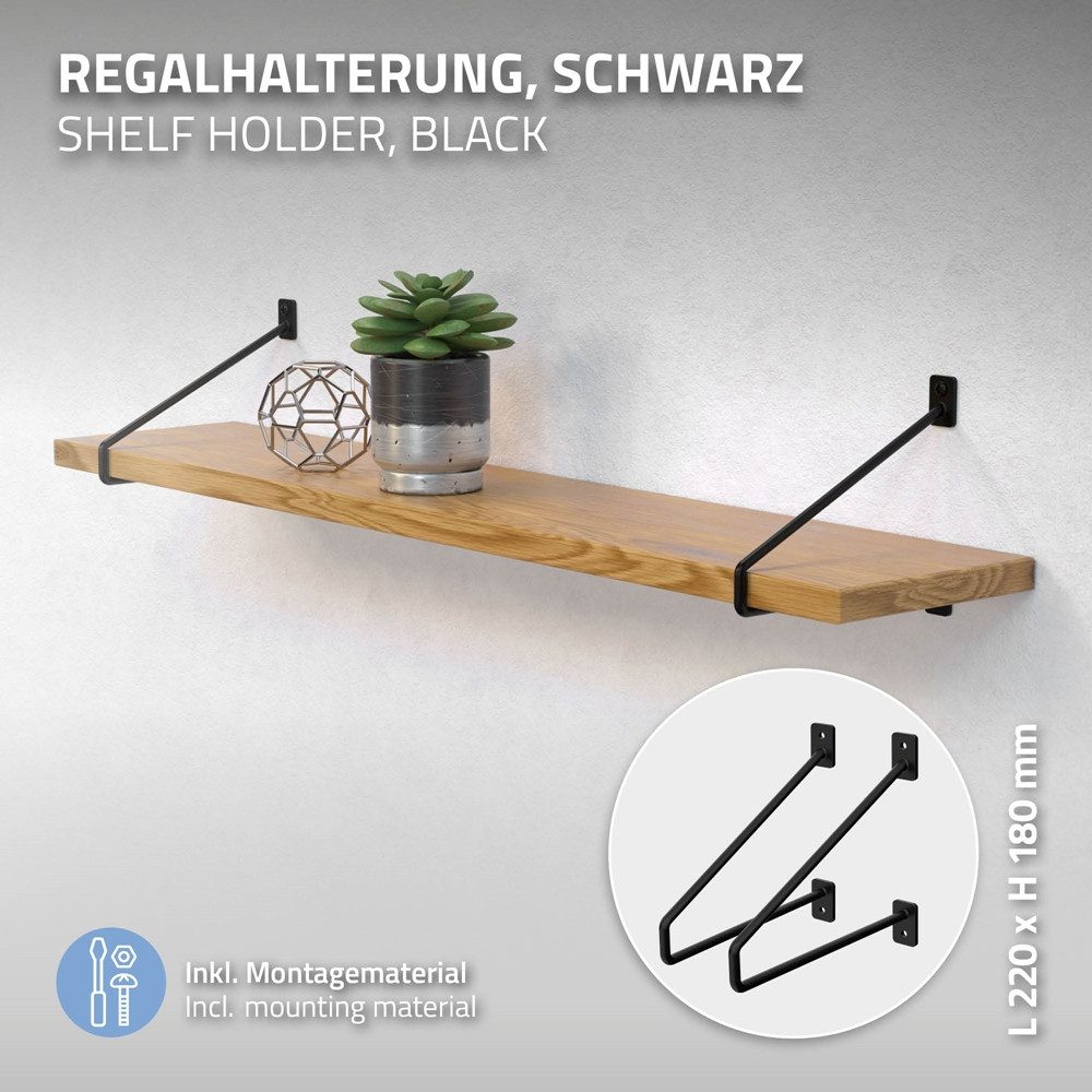 ML-DESIGN Wandregalhalter Regalhalterung Winkel Halterung für günstig online kaufen