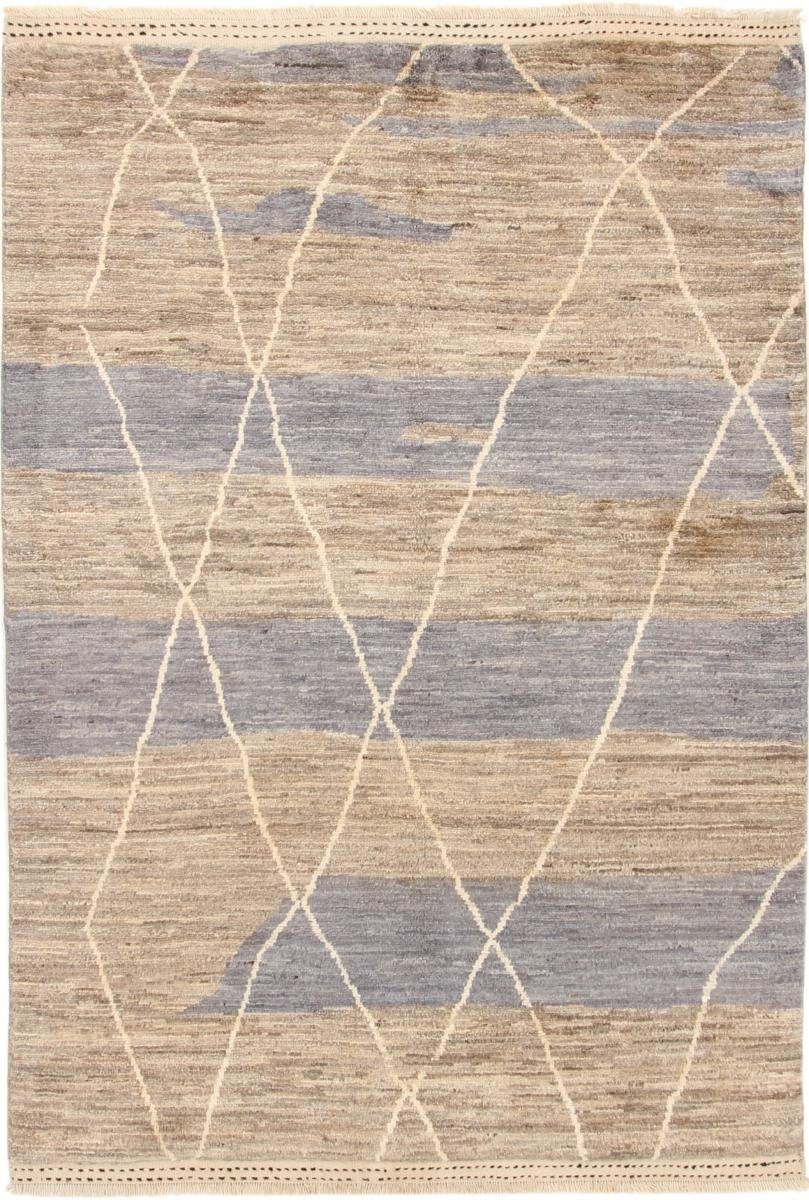 Orientteppich Berber Maroccan 159x234 Handgeknüpfter Moderner Orientteppich, Nain Trading, rechteckig, Höhe: 20 mm