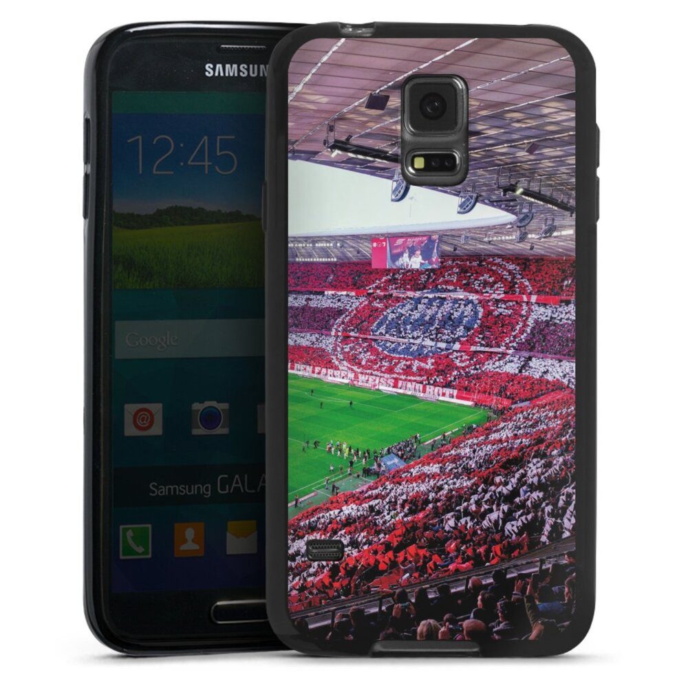 DeinDesign Handyhülle FCB Stadion FC Bayern München FCB Stadion Tribüne, Samsung Galaxy S5 Silikon Hülle Bumper Case Handy Schutzhülle