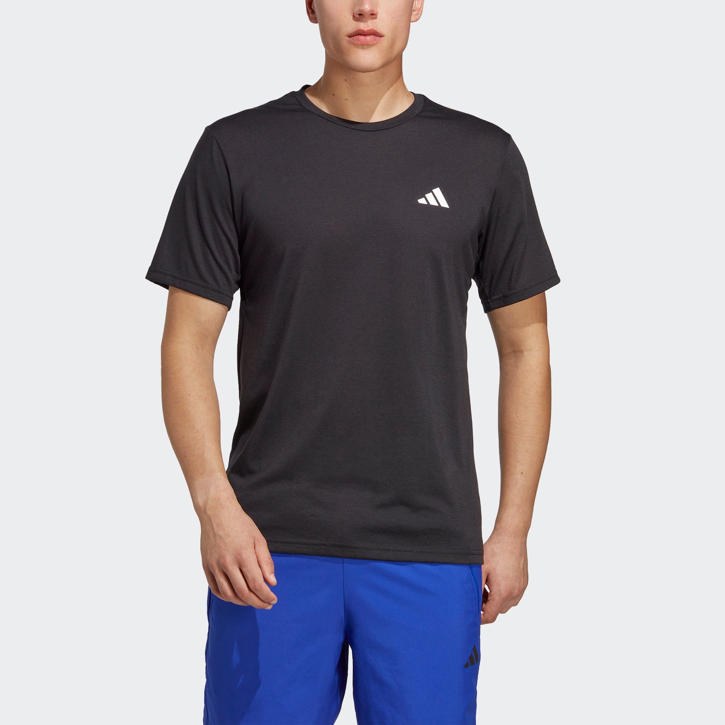 adidas COMFORT TRAINING Performance Black White ESSENTIALS / T-Shirt TRAIN