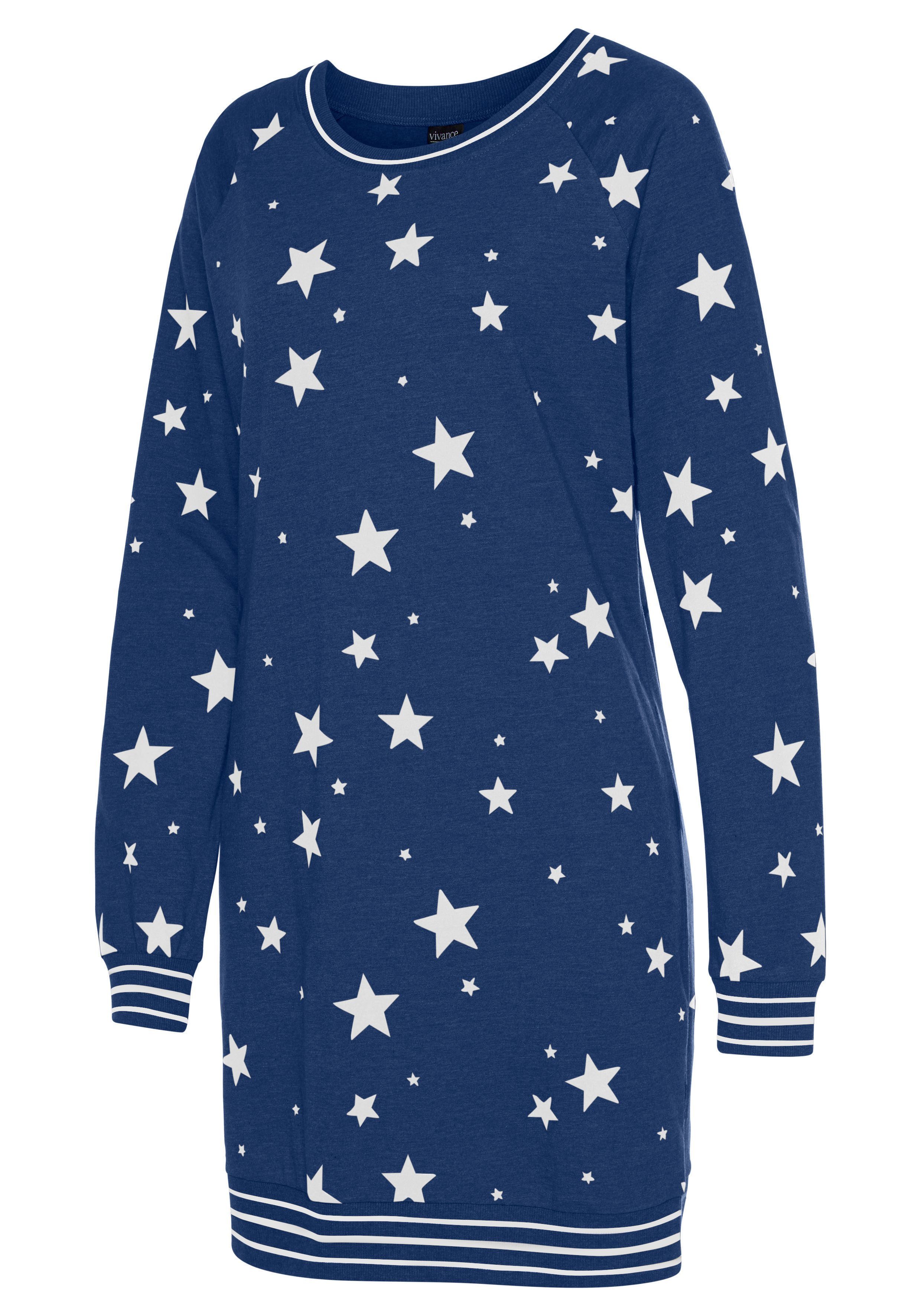 Vivance Dreams by Lascana Sleepshirt mit angesagtem Sternedruck. € 19,99