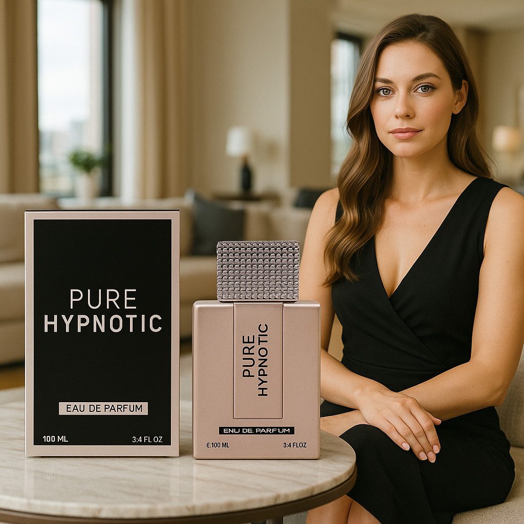 Fine Perfumery London Eau de Parfum Pure Hypnotic für Damen Fruchtig Süß 100 ml, Hergestellt in England, Damenduft, Fruchtig