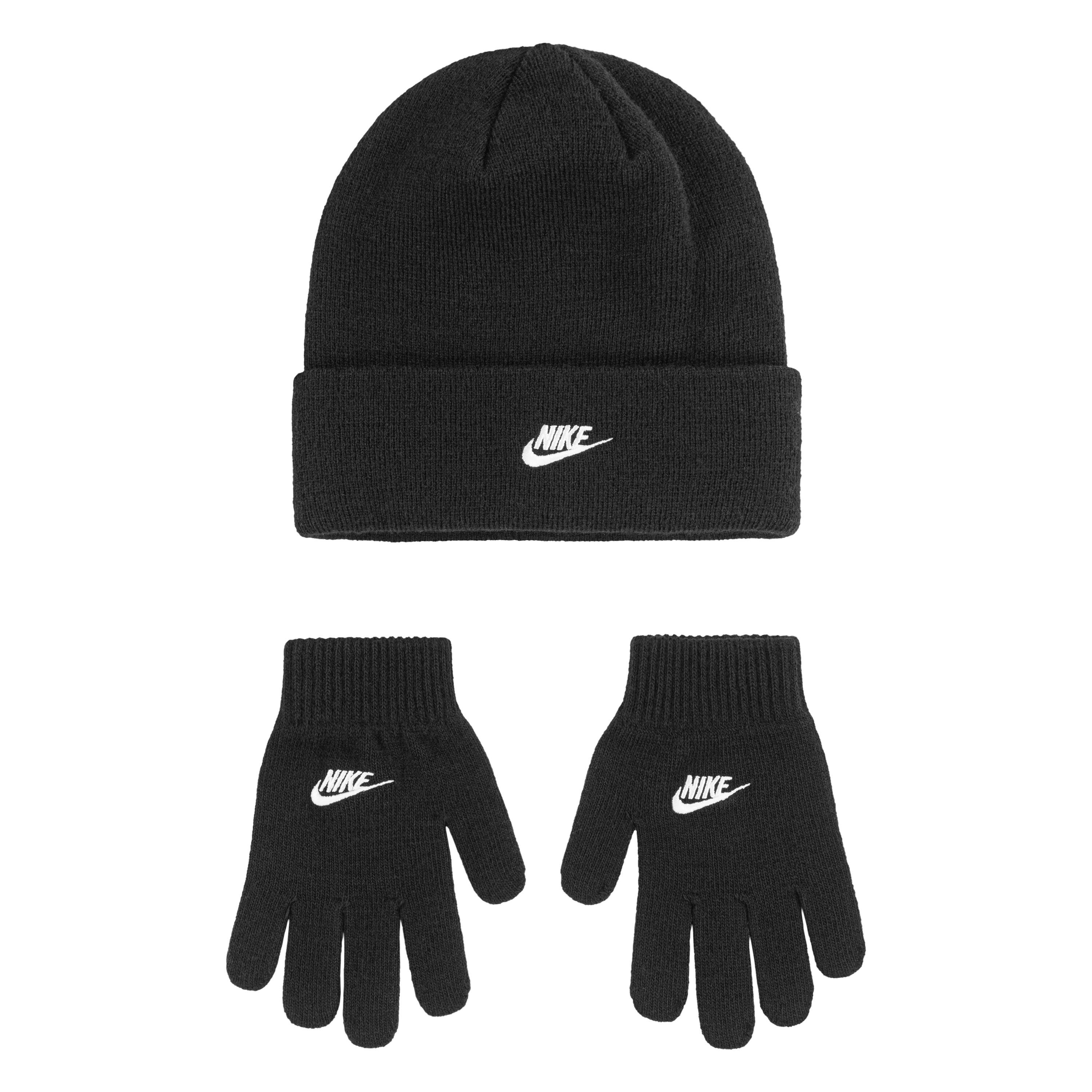 Nike Sportswear Beanie und Handschuhe Set NAN FUTURA BEANIE/GLOVE SET (Set, 2-St) für Kinder
