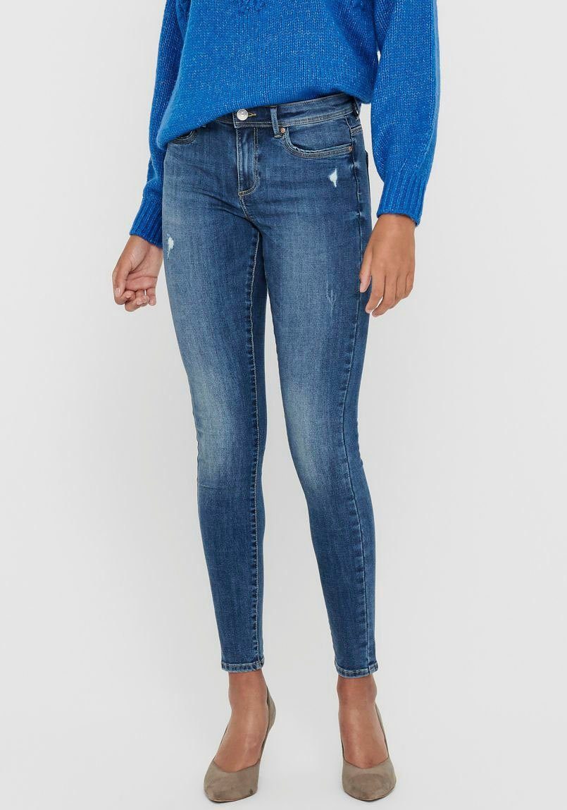 ONLY Effekten leichten mit Destroyed ONLWAUW Skinny-fit-Jeans