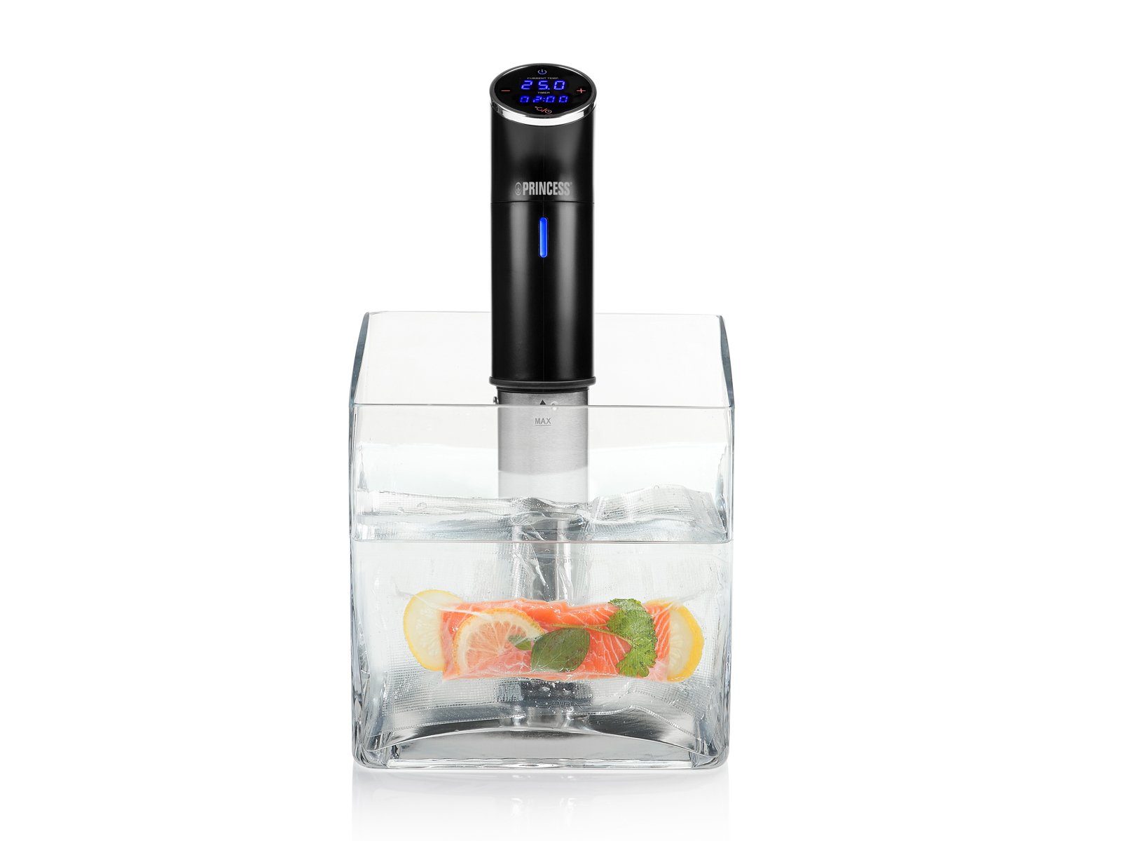 PRINCESS Sous-Vide Stick, Souvid Stab Schon-Garer LED Touch Display Thermostat Präzisionskocher