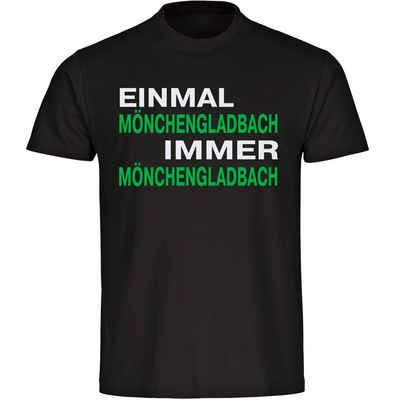 multifanshop T-Shirt Kinder Mönchengladbach - Einmal Immer - Boy Girl