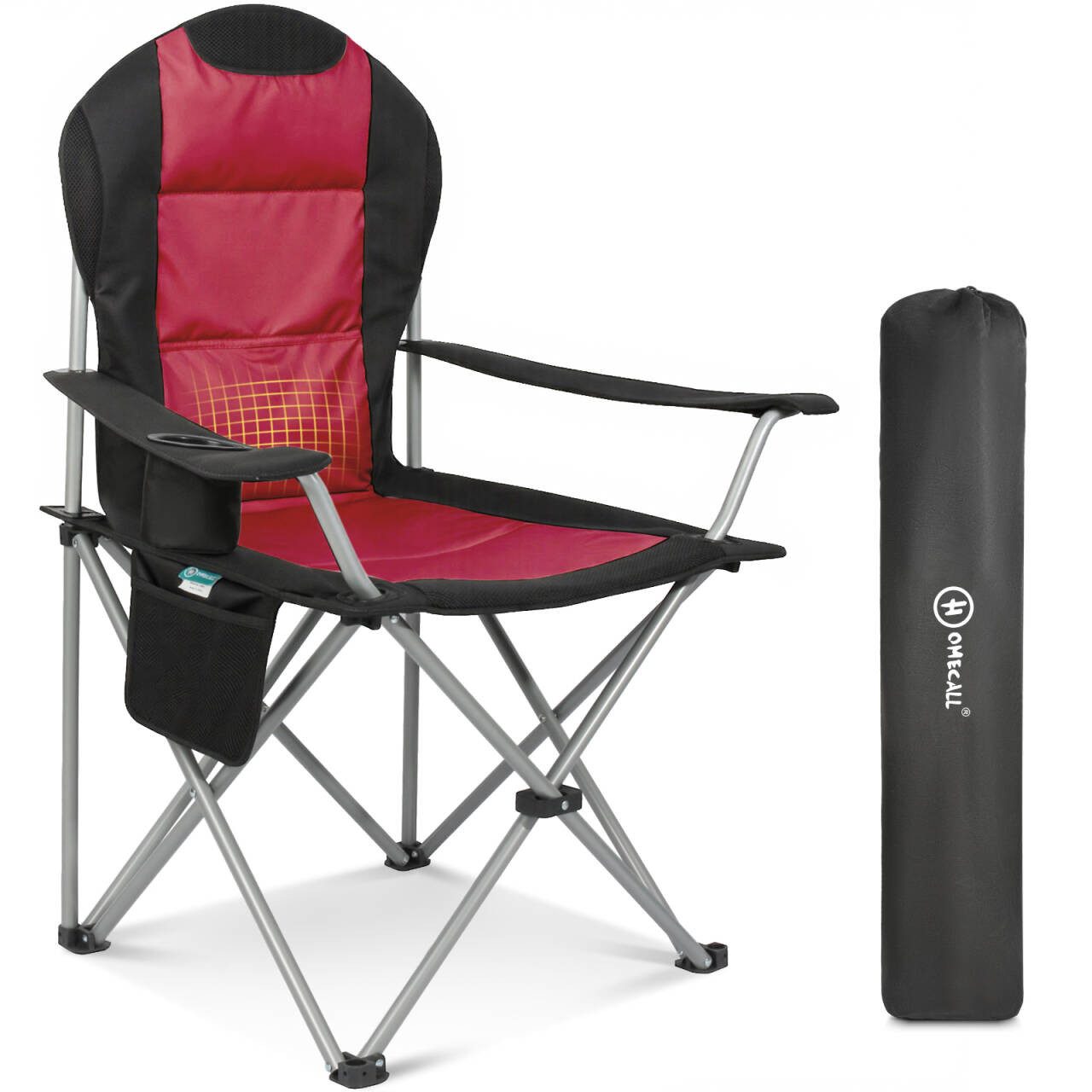 HOMECALL Campingstuhl Hochlehner Klappstuhl Gartenstuhl Angelstuhl, günstig online kaufen