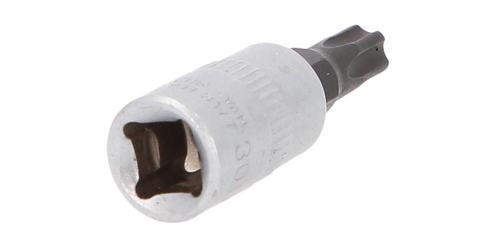 Thumbnail - KS Tools Bohrer- und Bitset 1/4" Bit-Stecknuss TorxPlus mit Stirnlochbohrung, IPR30