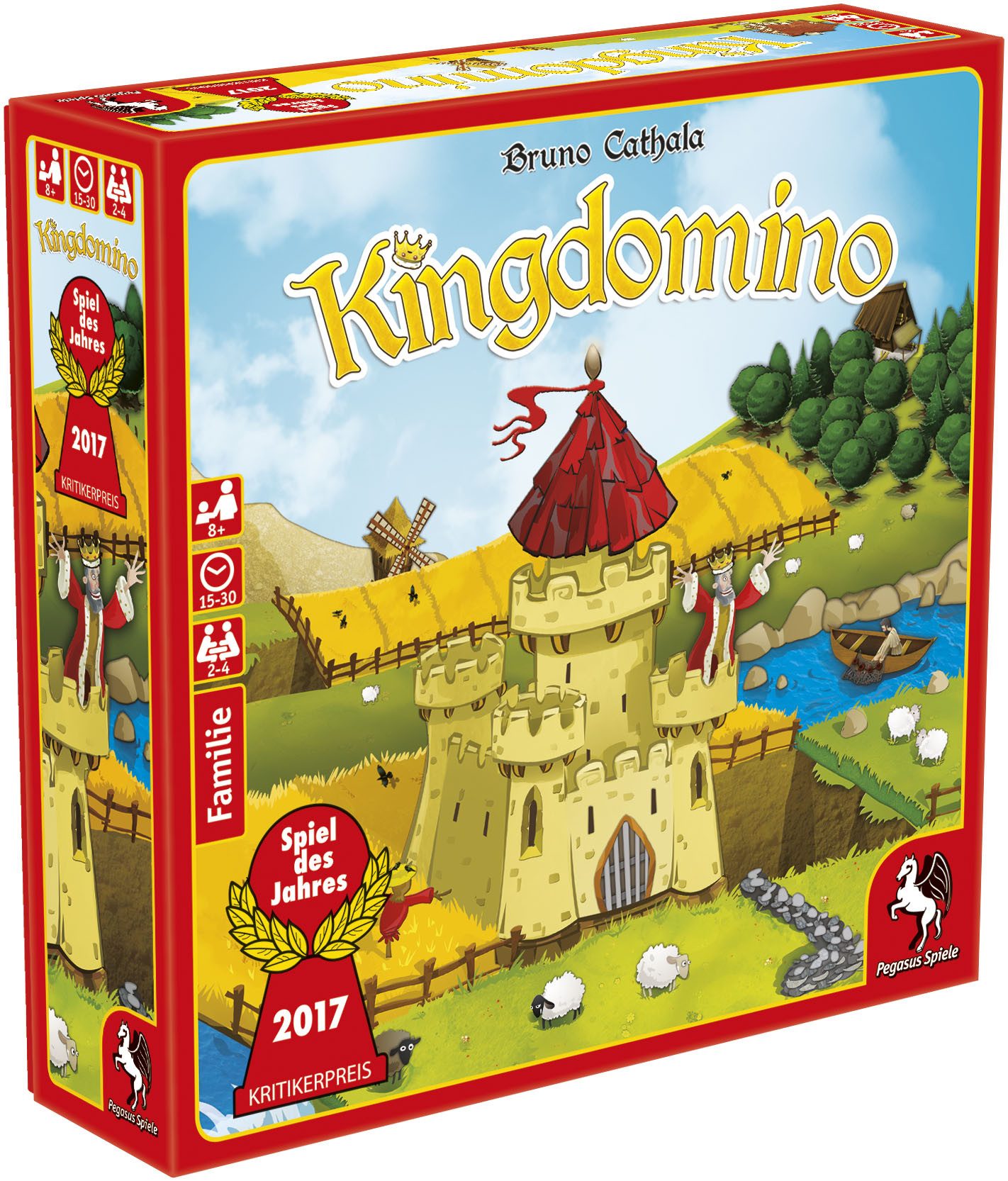 Pegasus Spiele Spiel Kingdomino Revised Edition, Familienspiel, Made in Europe
