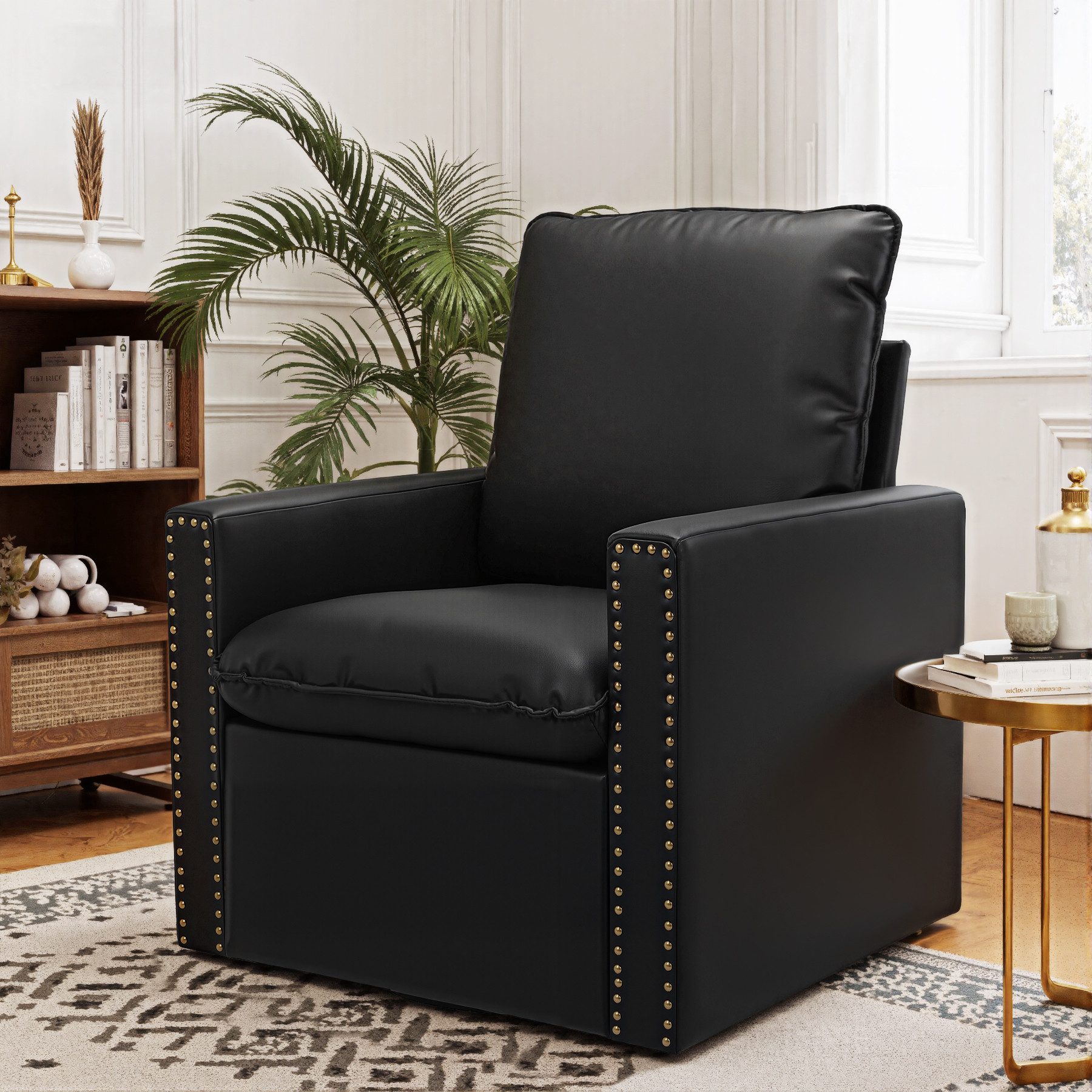 HomeMiYN Ohrensessel Ohrensessel - Sessel Ein Sitzplatz mit gepolsterter Sitzfläche