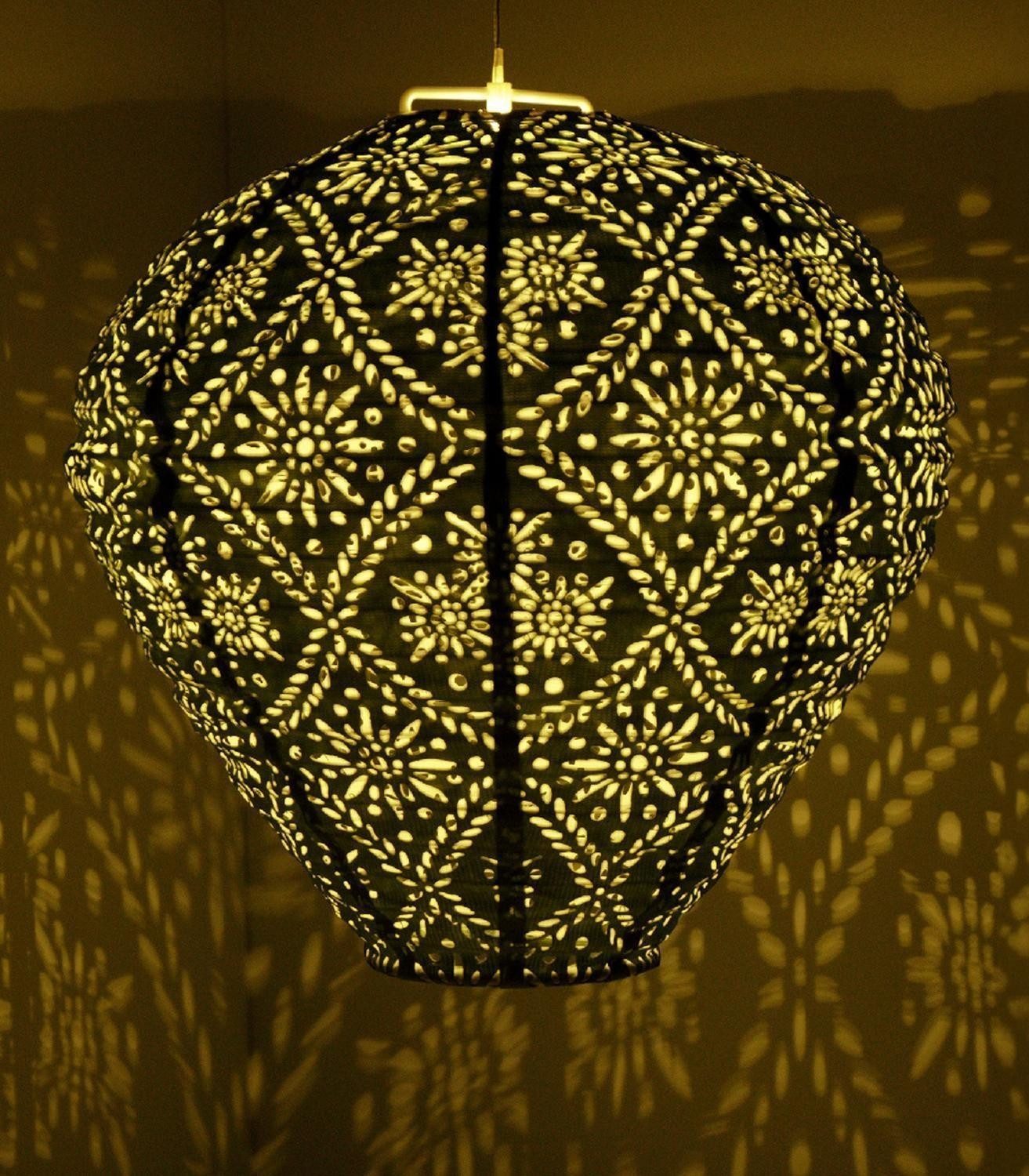 Kaemingk LED Solarleuchte Laterne SOLARIA, Grün, Kunststoff, LED fest integriert, Solarbetrieben, Ø 30 x H 28 cm