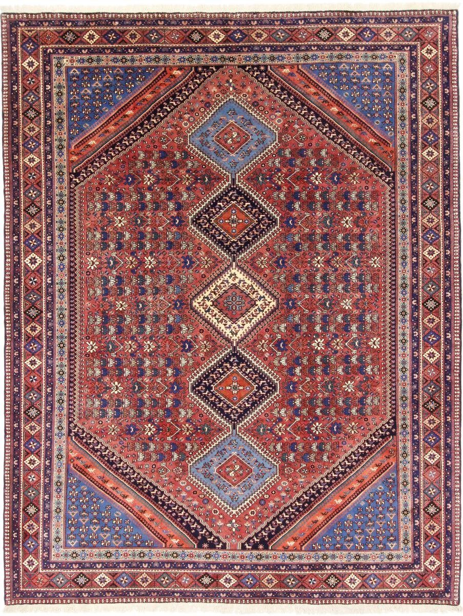 Orientteppich Yalameh 214x280 Handgeknüpfter Orientteppich / Perserteppich, Nain Trading, rechteckig, Höhe: 12 mm