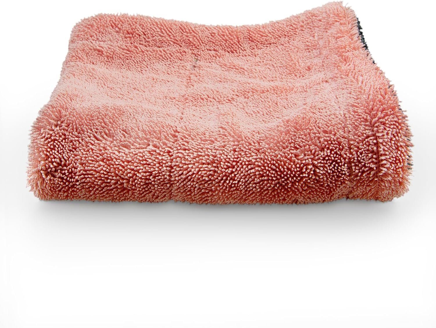 cosey langfaserige Premium Wasch- und Poliertücher für Auto und Haushalt Mikrofasertuch (hoch saugfähig, kratzfrei, langlebig, pflegeleicht, maschinenwaschbar, 2x Pink/Grau (1200 GSM)