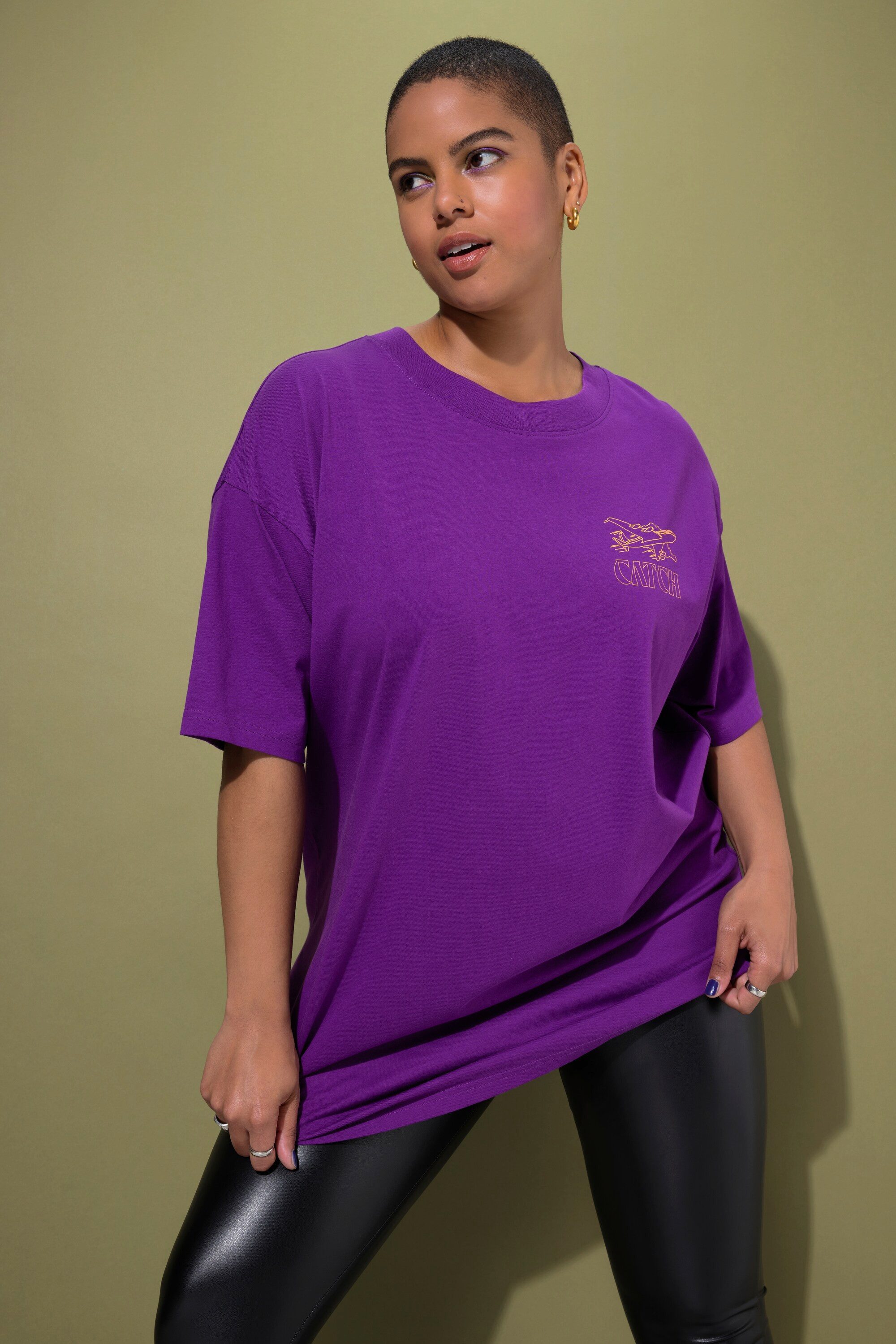 Studio Untold T-Shirt T-Shirt oversized Airplane Halbarm